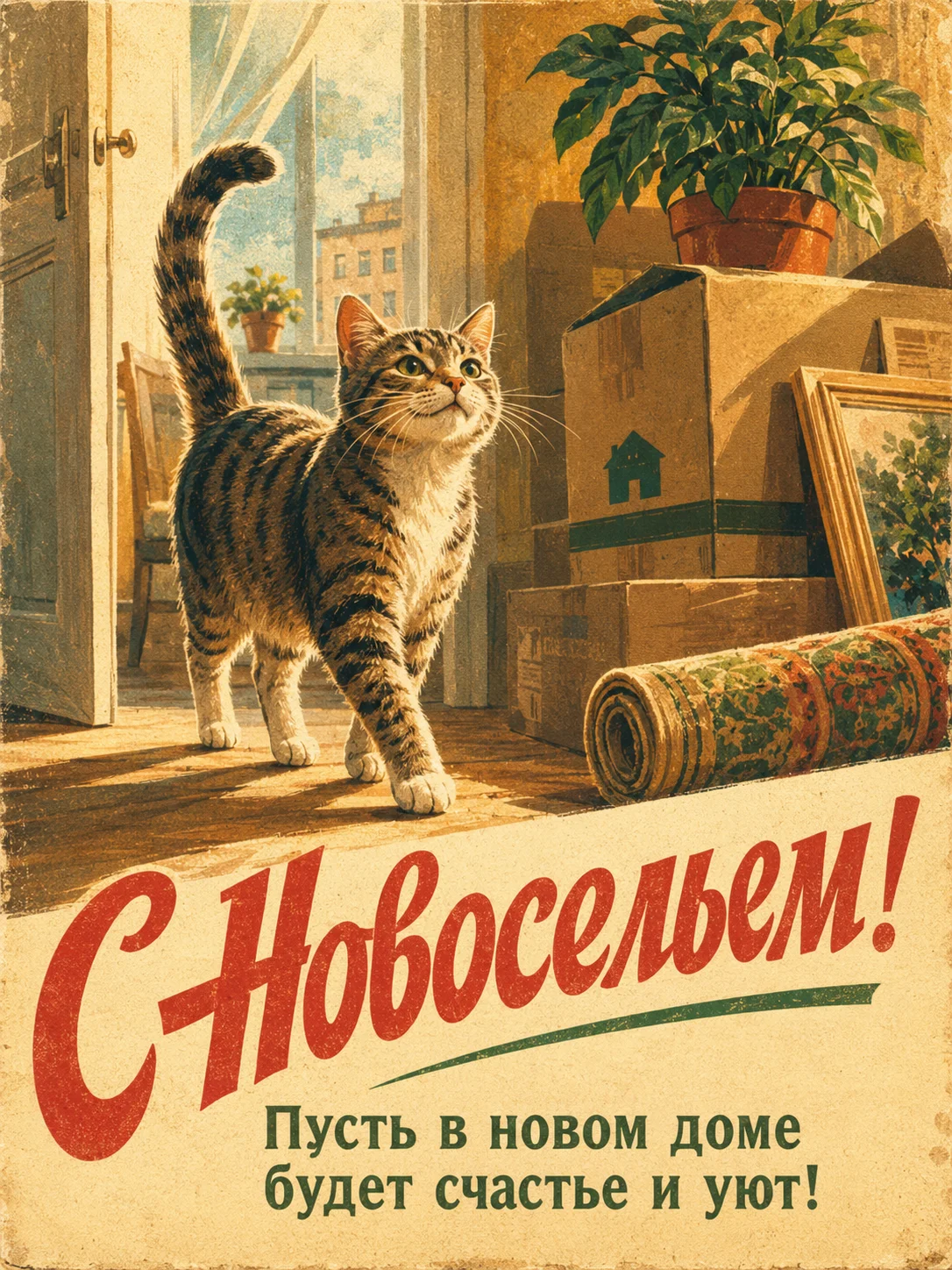 Открытка «С Новосельем»