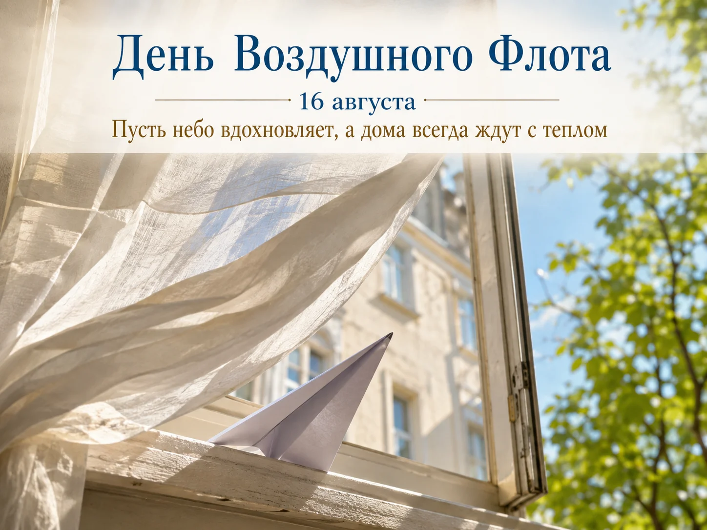 Открытка «День воздушного флота»