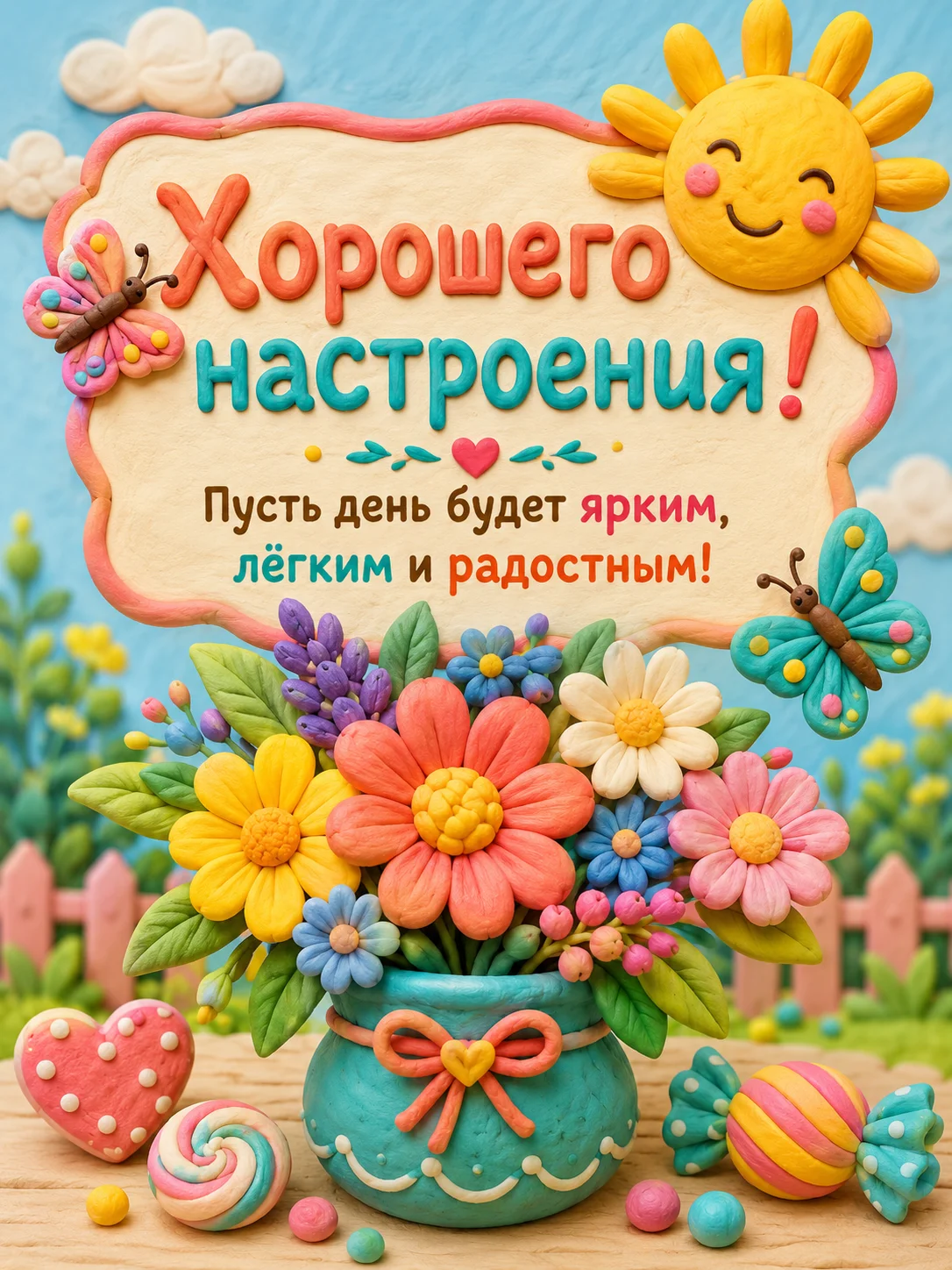 Открытка «Хорошего настроения»