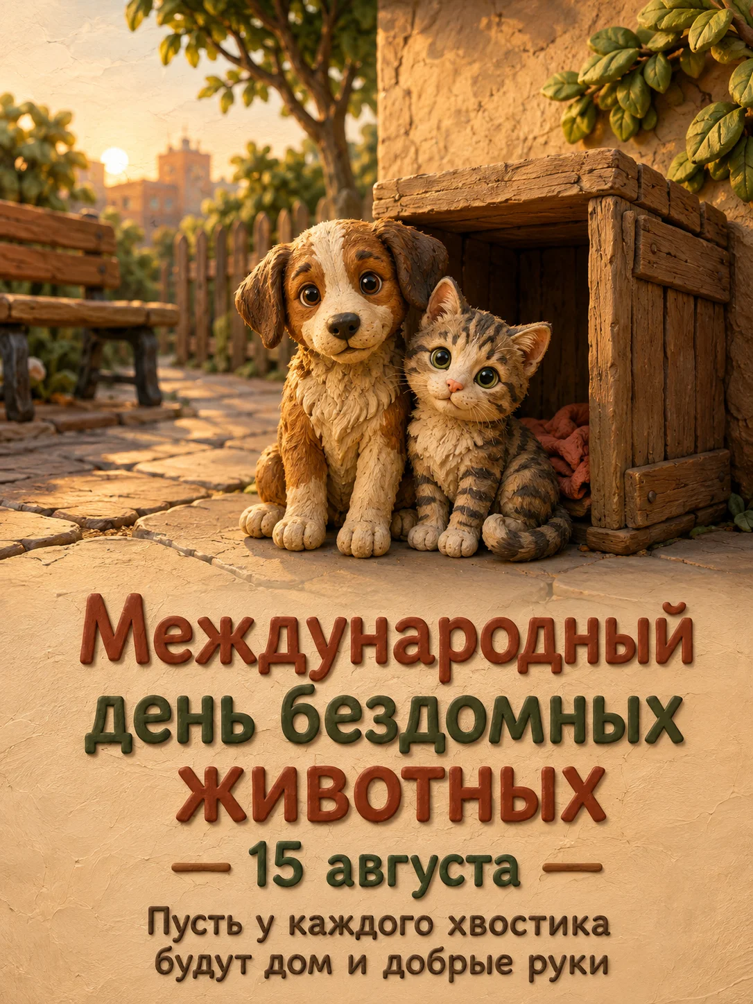 Открытка «Международный день бездомных животных»