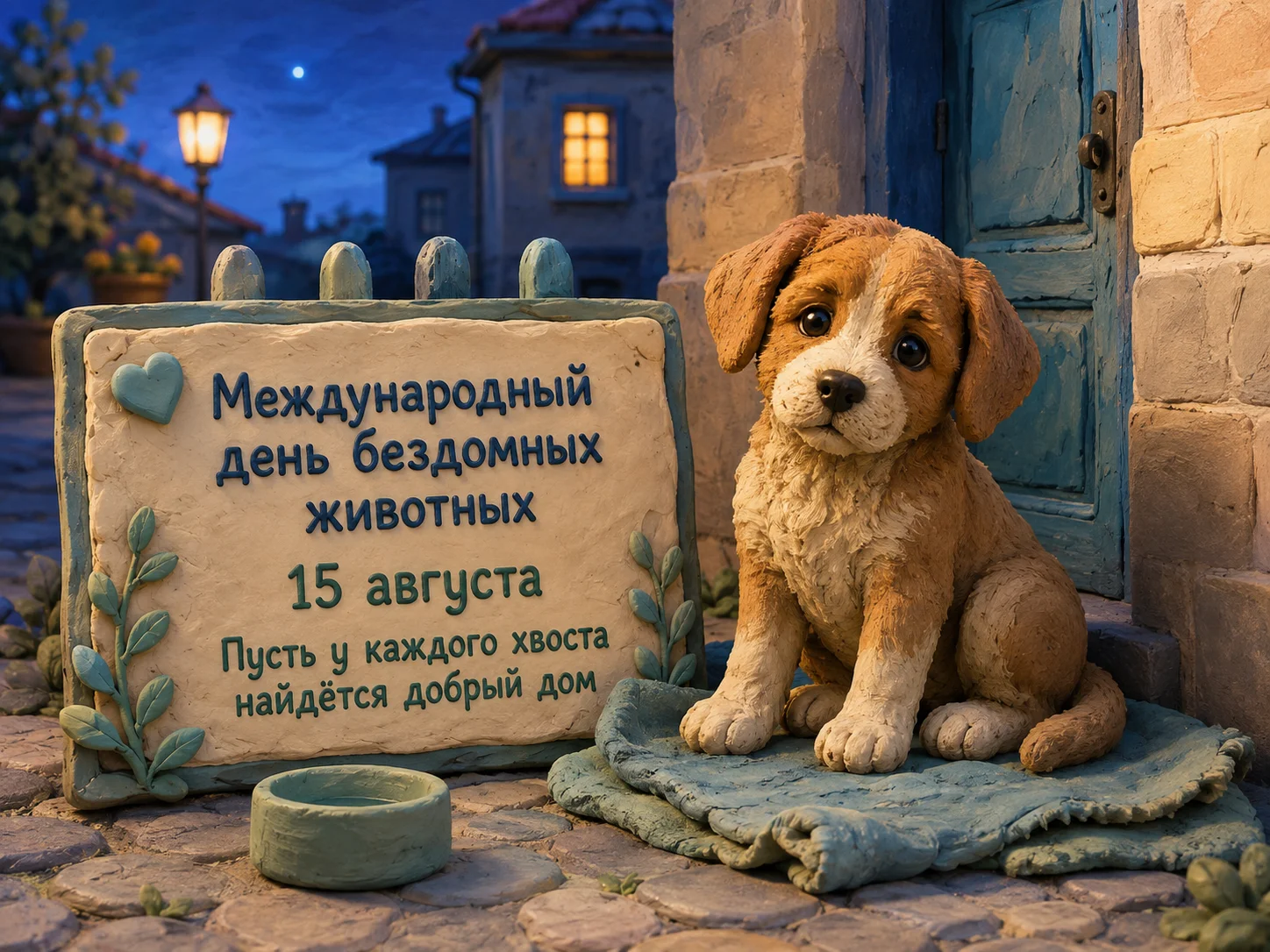 Открытка «Международный день бездомных животных»