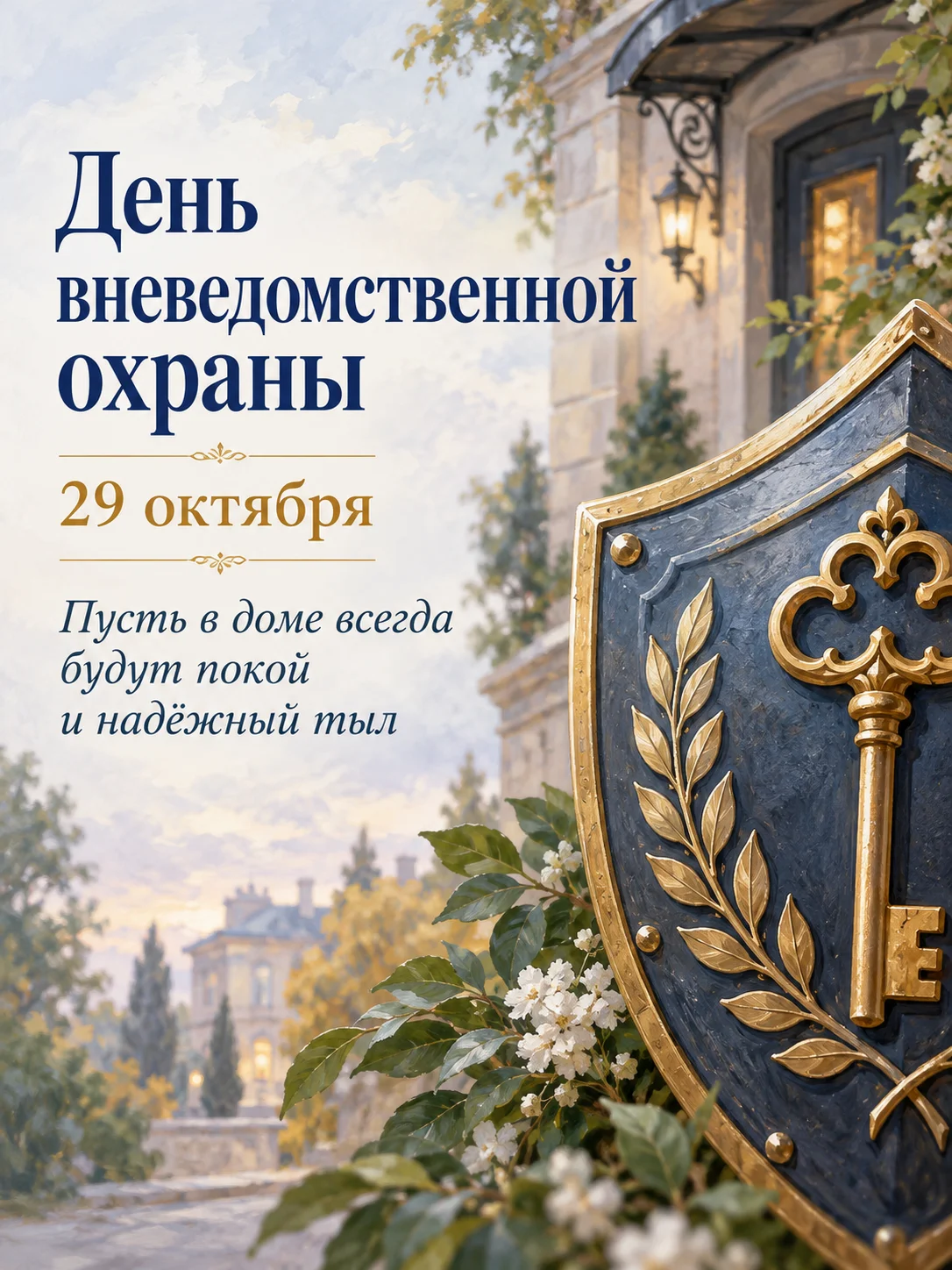 Открытка «С Днем Вневедомственной Охраны»