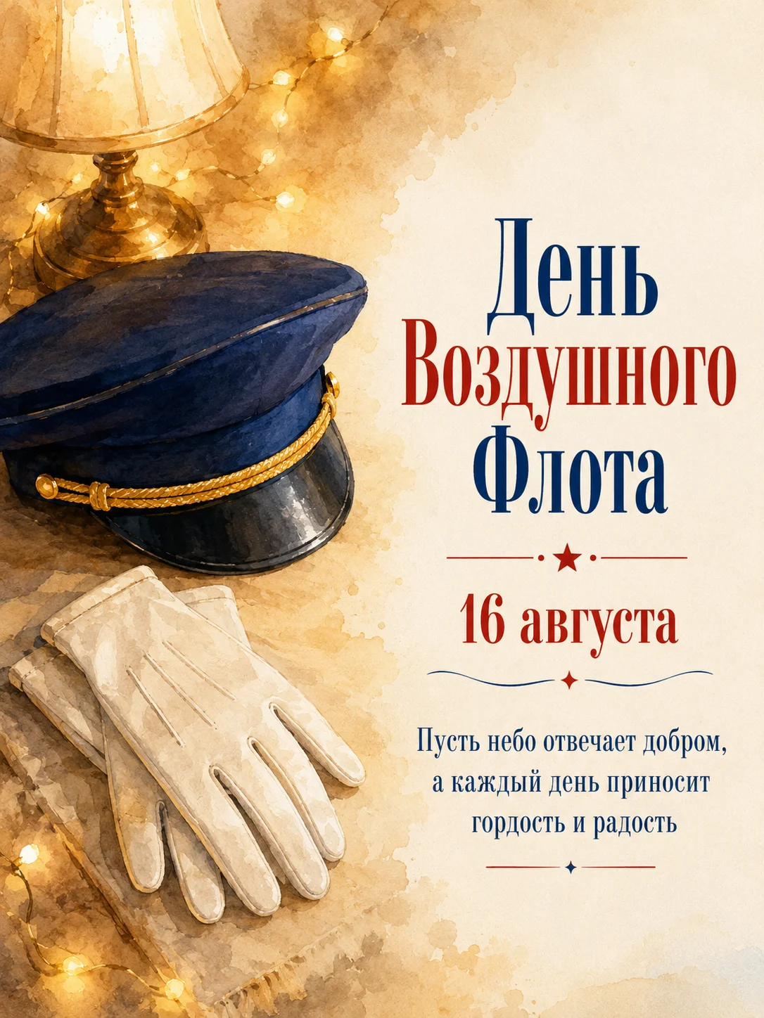 Открытка «День воздушного флота»