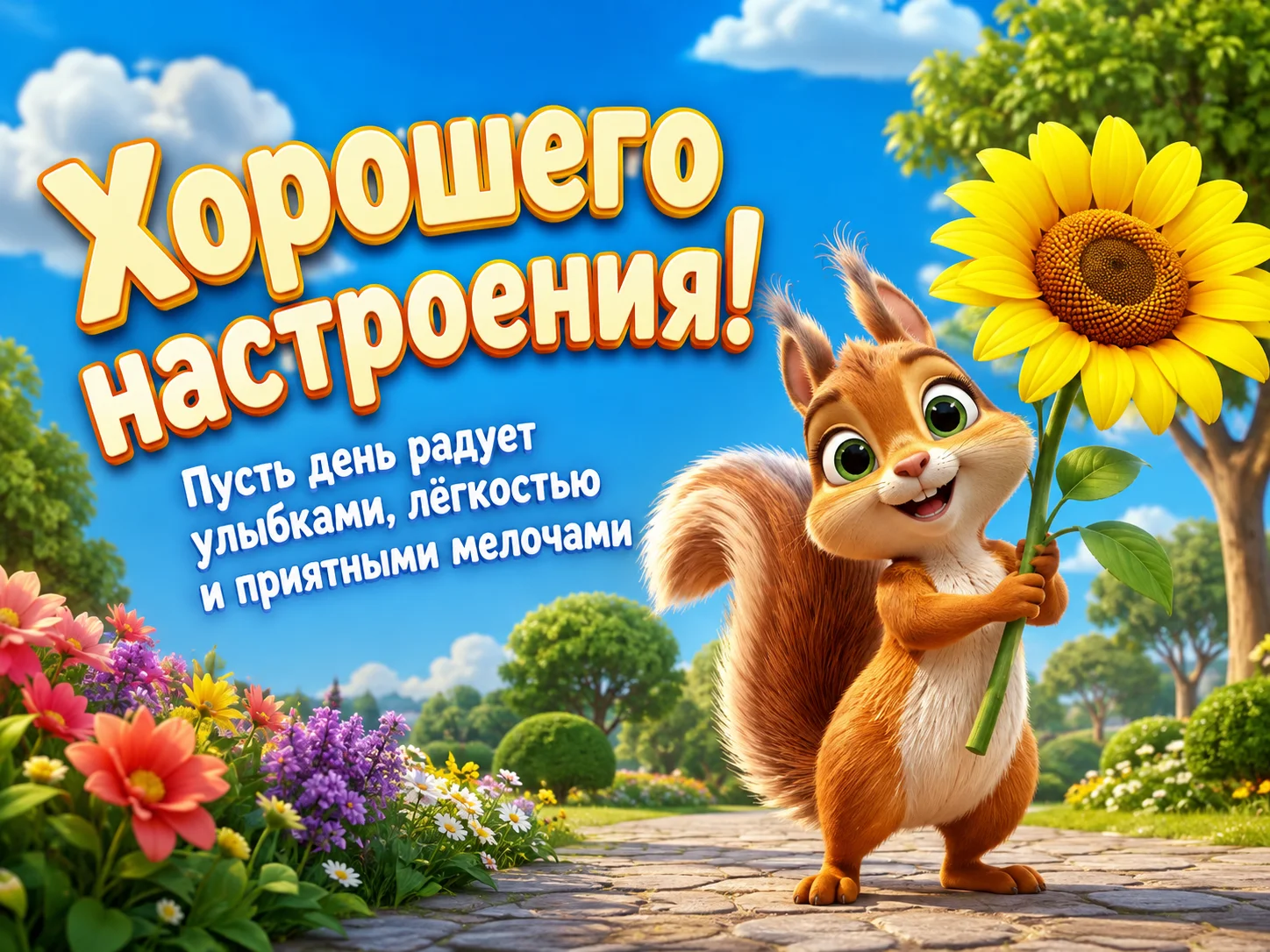 Открытка «Хорошего настроения»