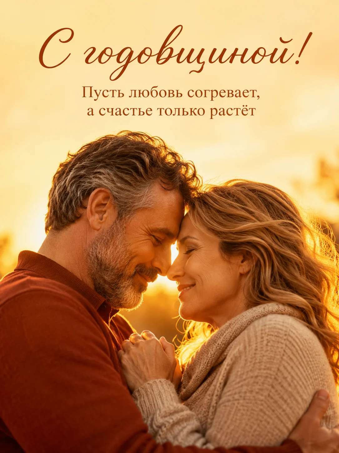 Открытка «С годовщиной»