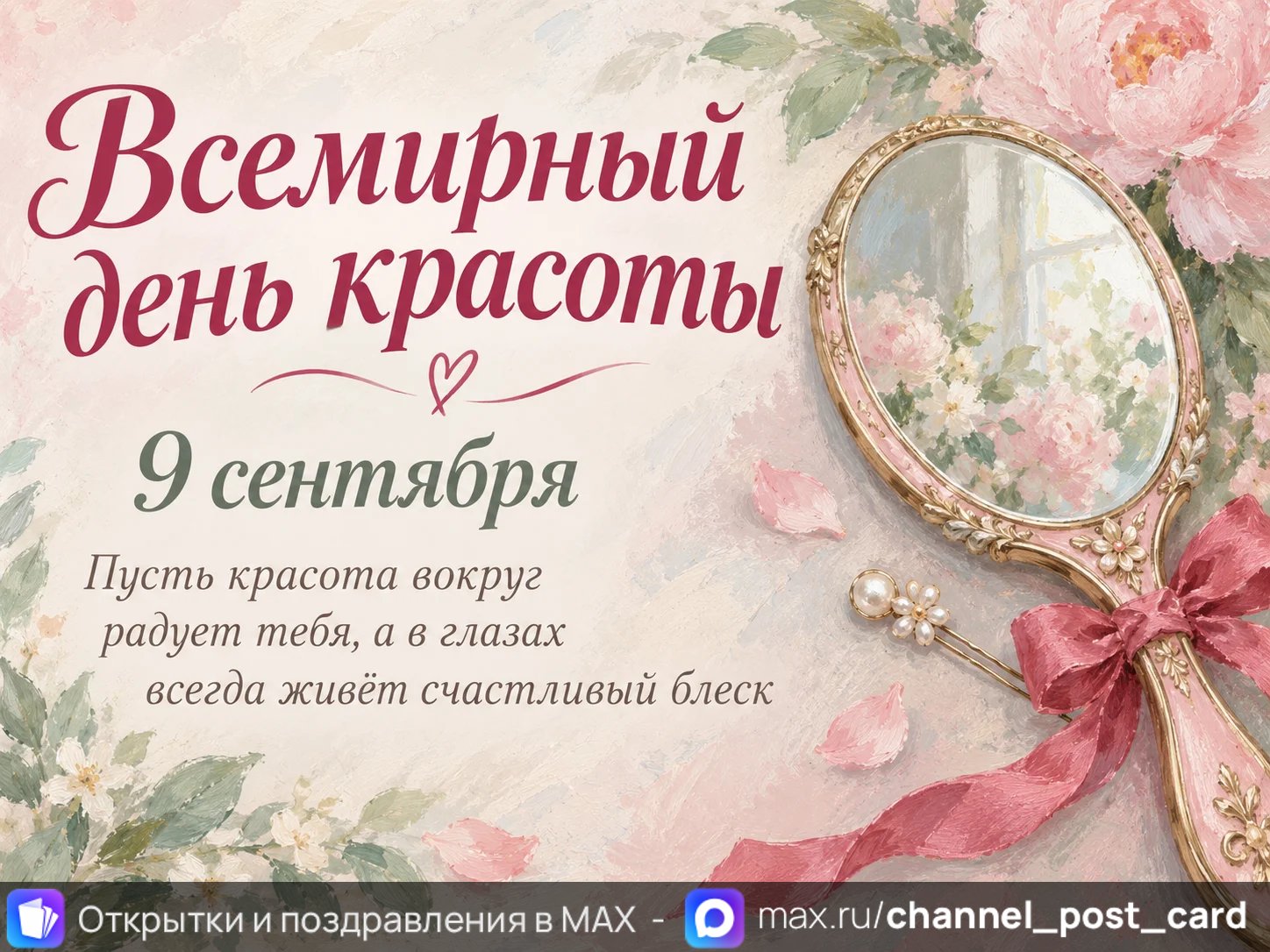 Открытка «Всемирный день красоты»