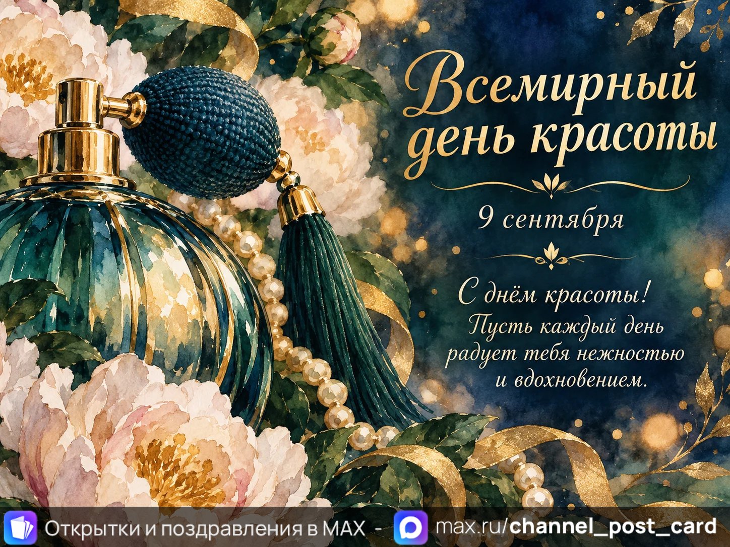 Открытка «С Днем Красоты»