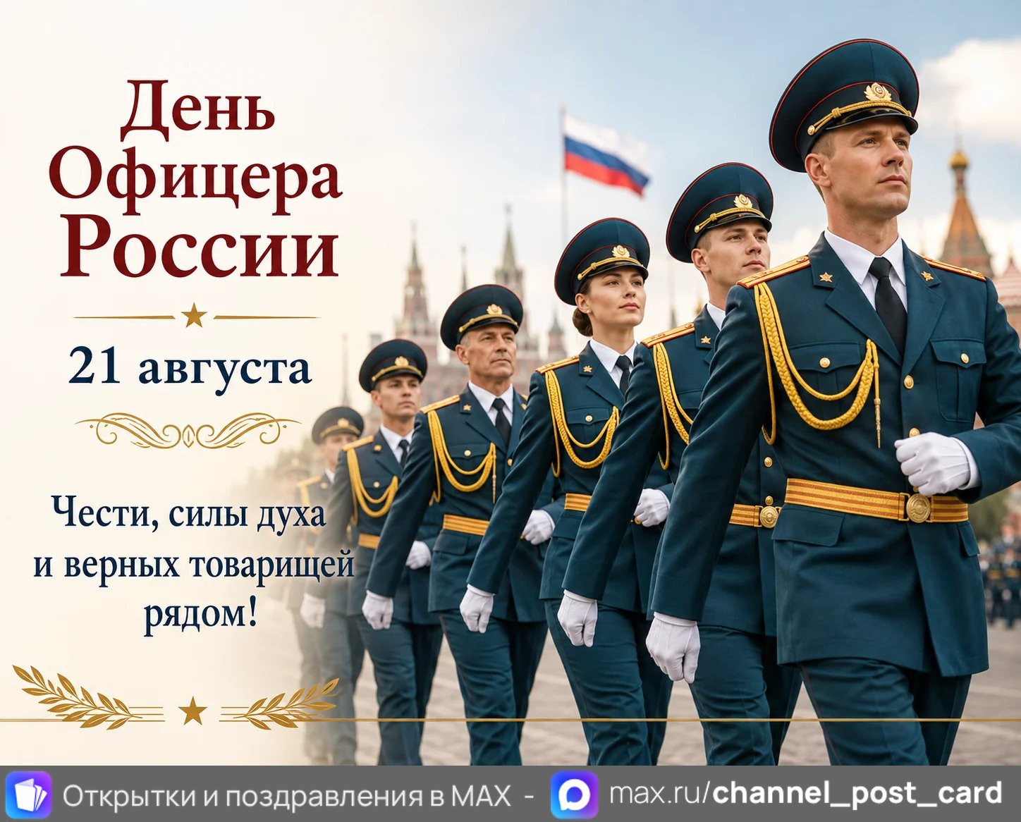 День Офицера России — открытка «День офицера России»
