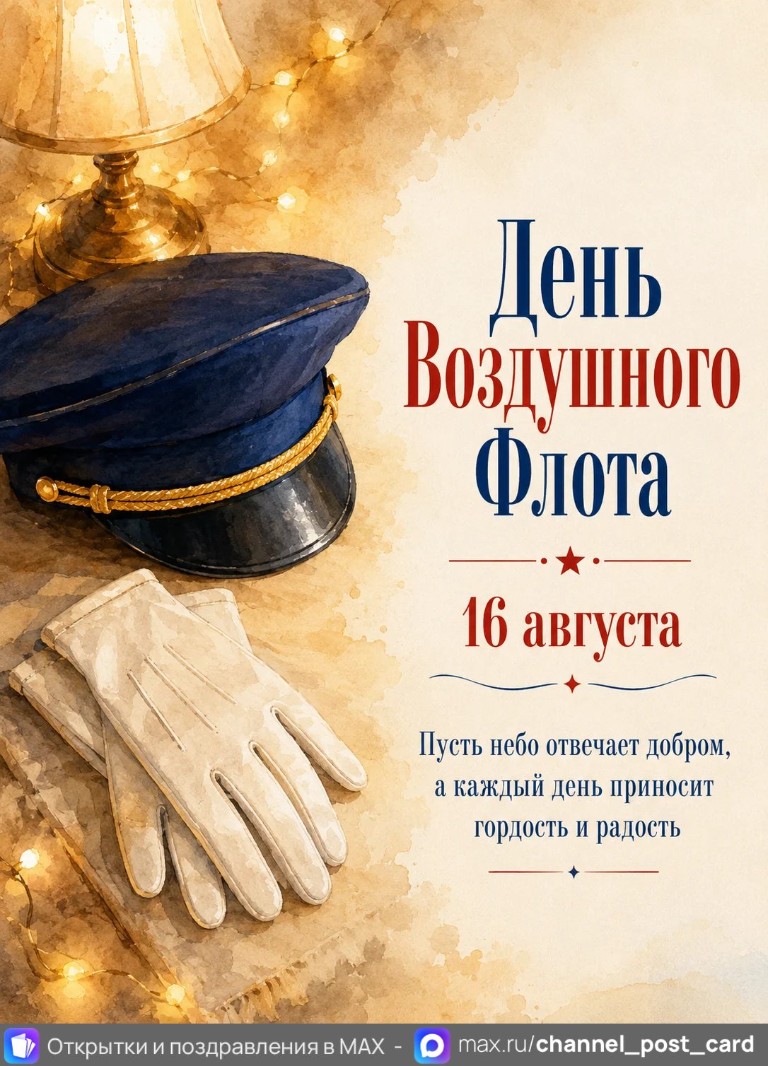 Открытка «День воздушного флота»