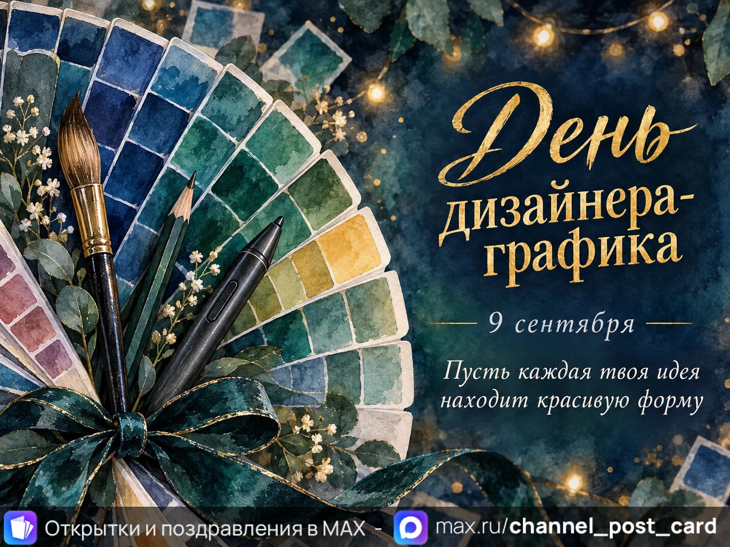 Открытка «День дизайнера графика»