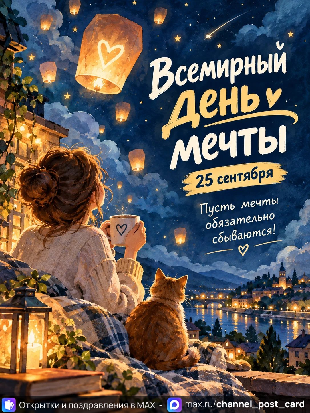 Открытка «С Всемирным днём мечты»