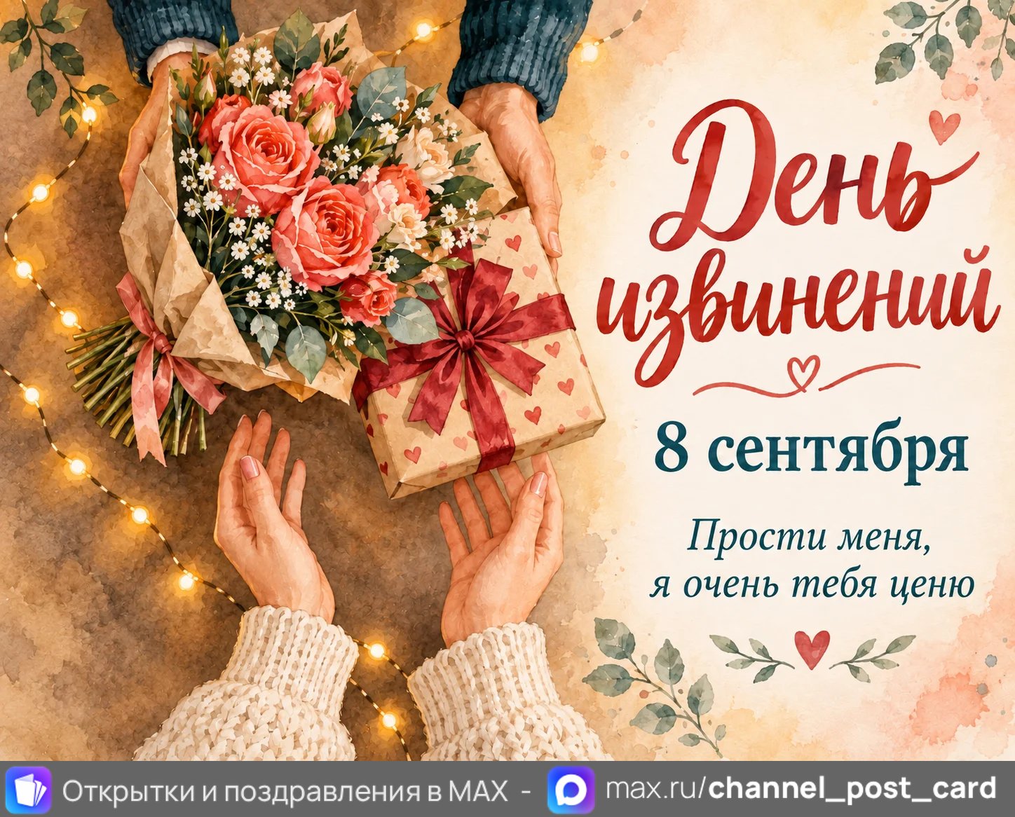 Открытка «День извинений»