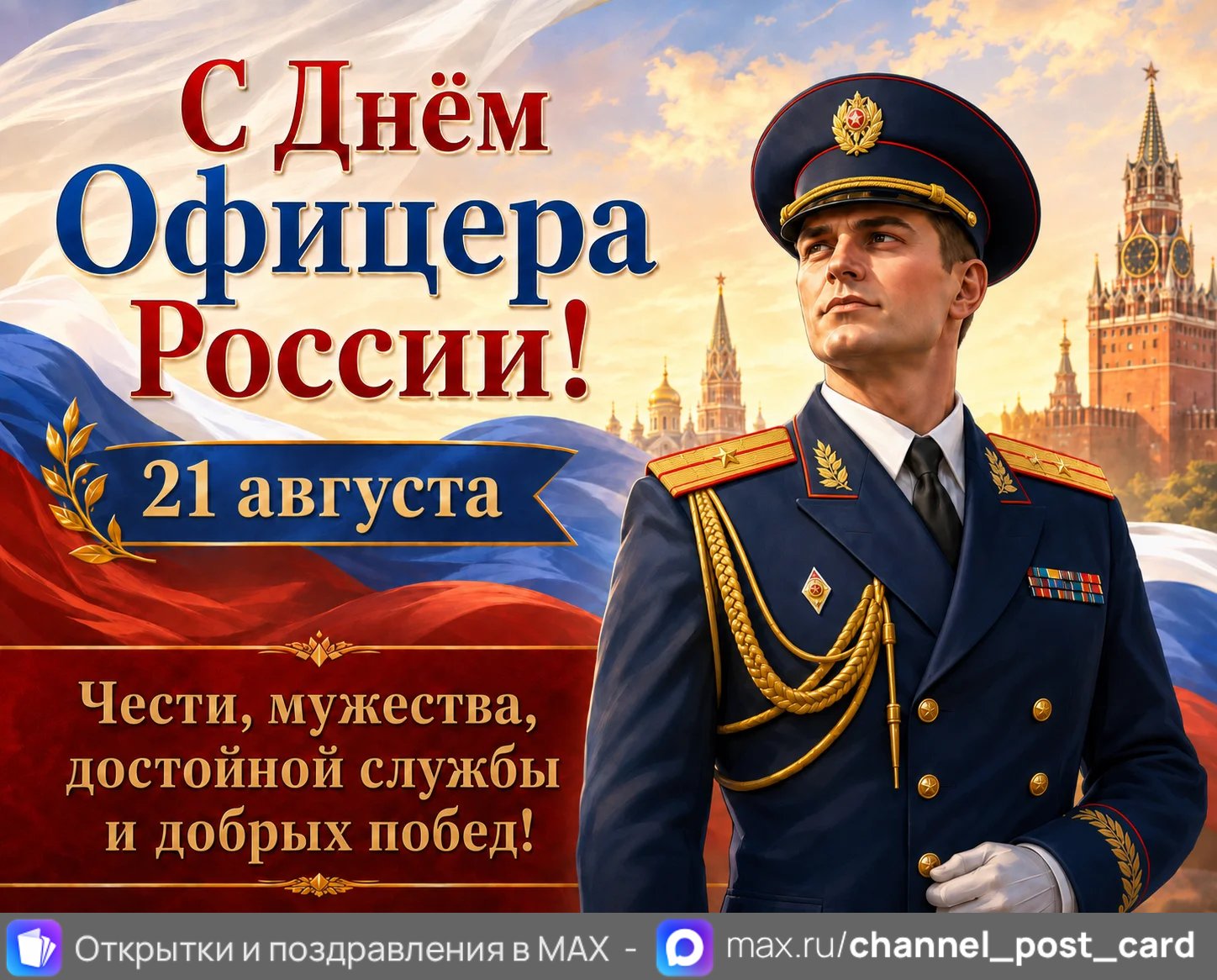День Офицера России — открытка «День офицера России»