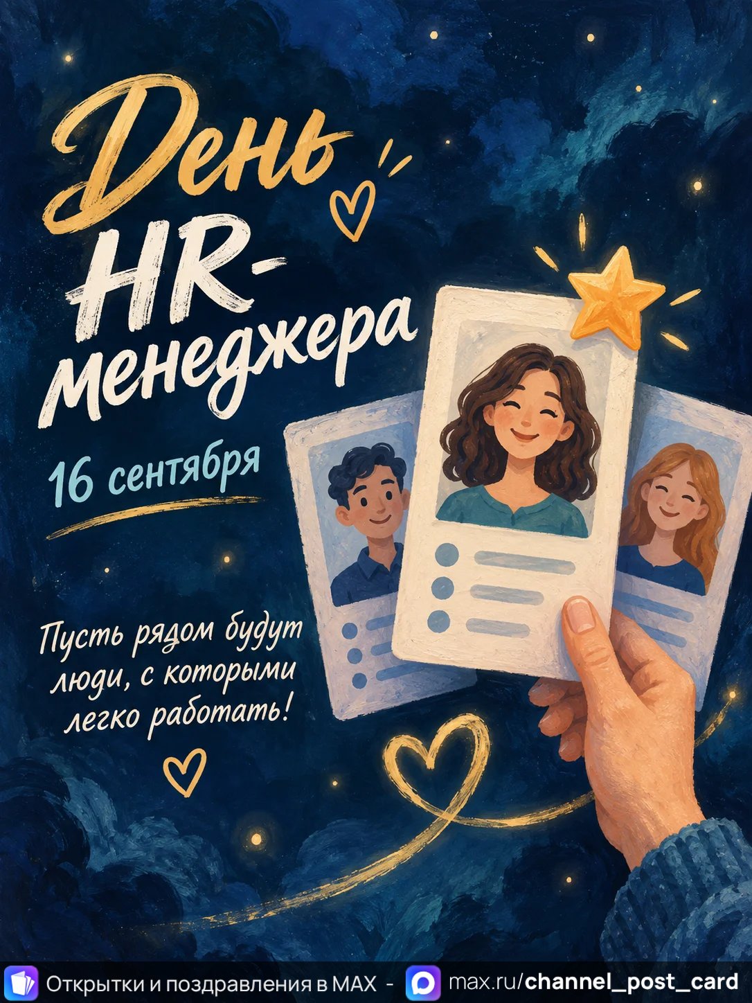 Открытка «С Днем HR менеджера»