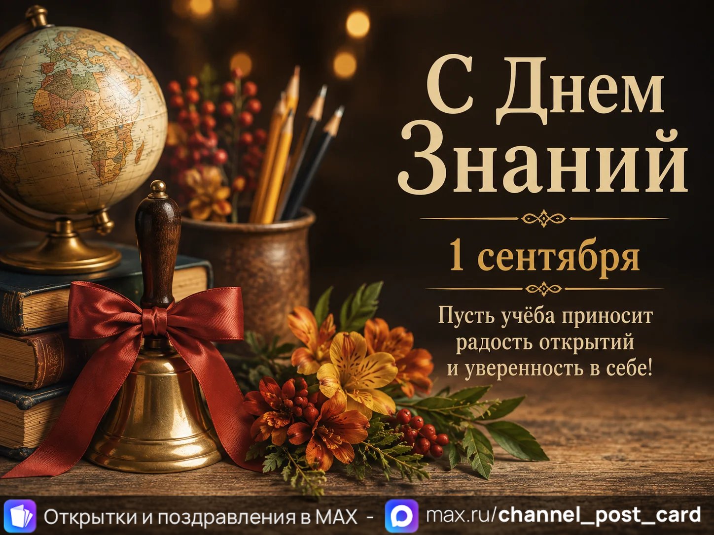 С днем знаний — открытка «День знаний»