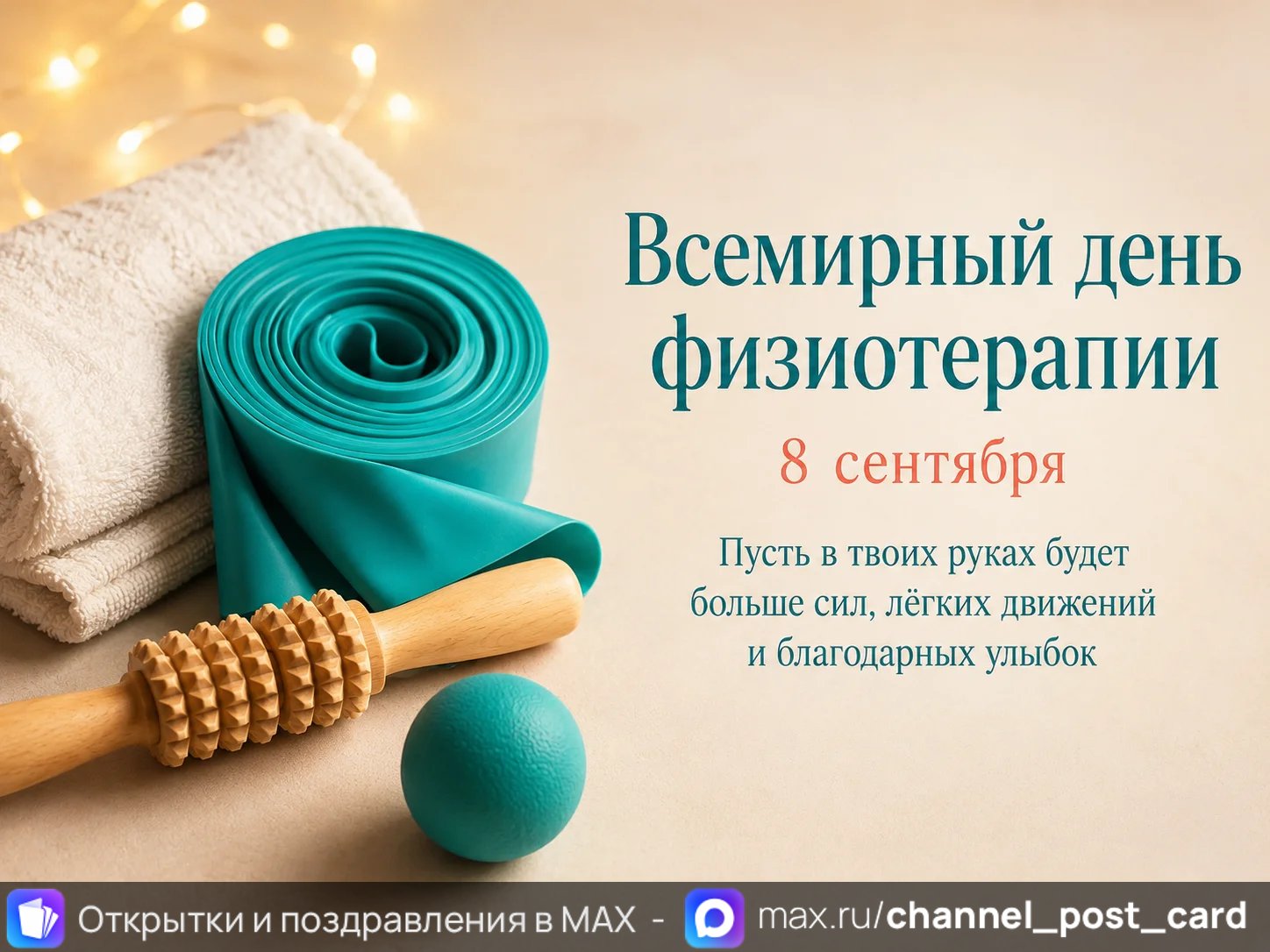 Открытка «Всемирный день физиотерапии»