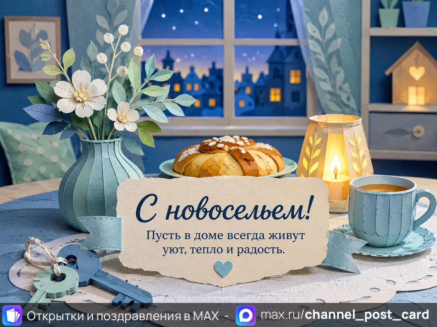 Открытка «С Новосельем»