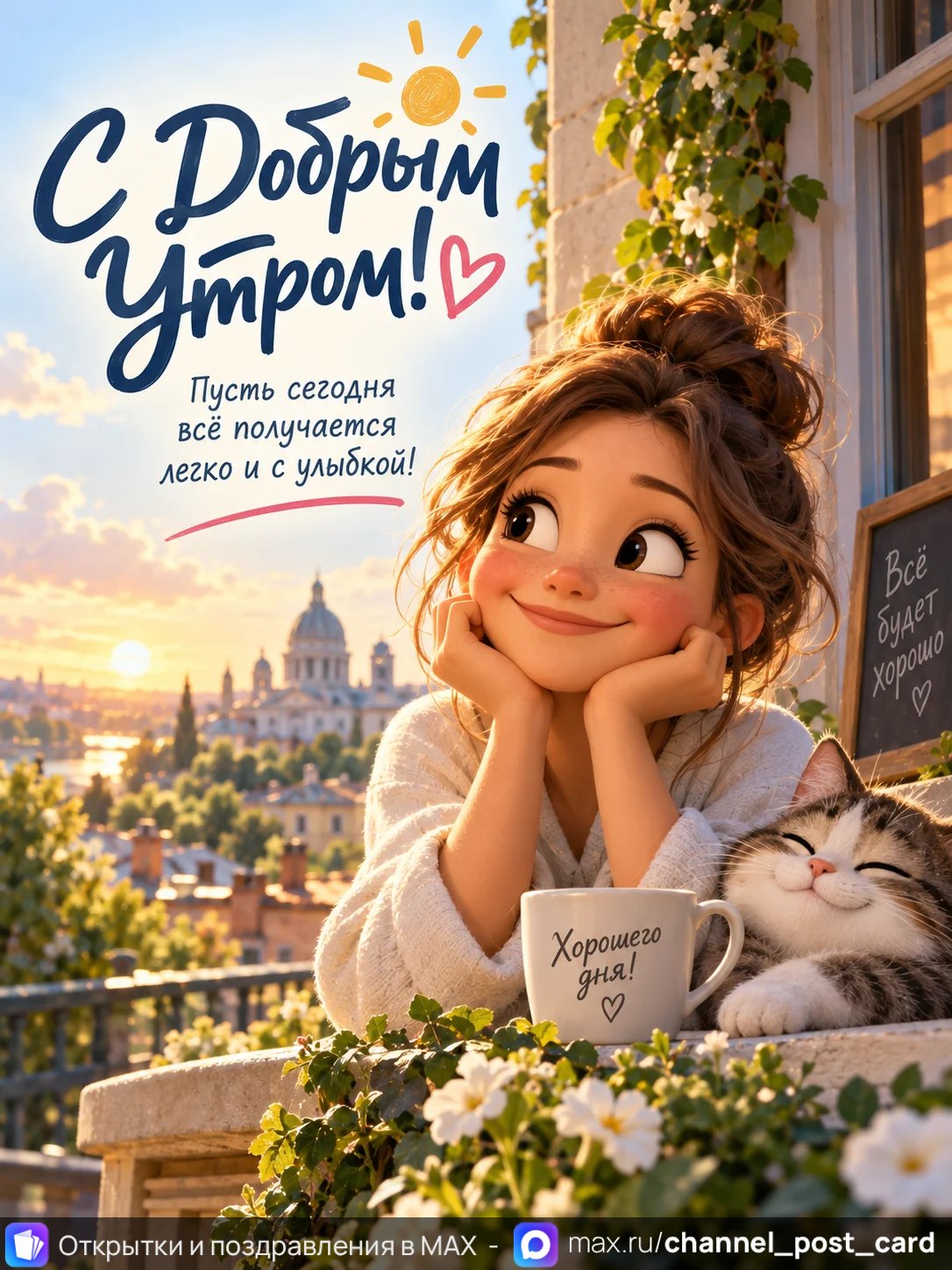 Открытка «С Добрым утром»