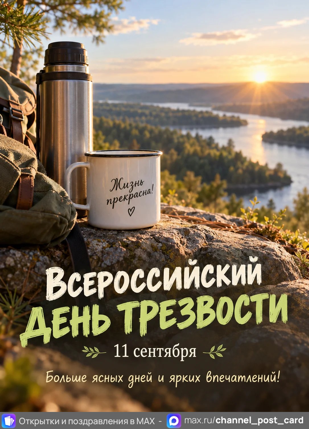 Открытка «Всероссийский День трезвости»