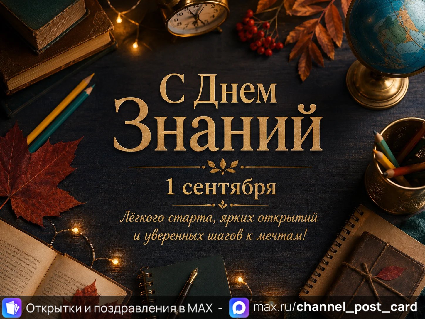 С Днем знаний — открытка «День знаний»