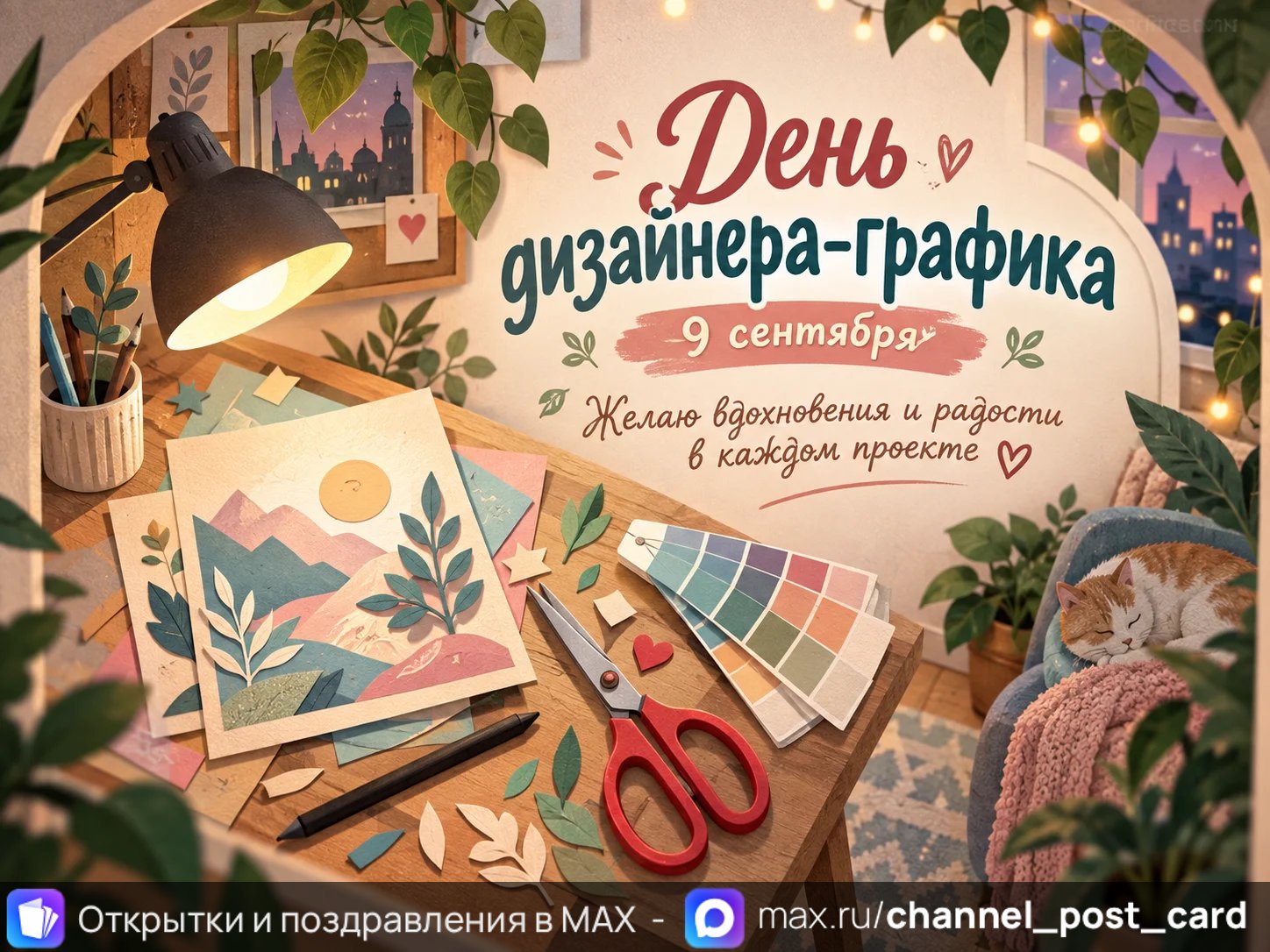 Открытка «День дизайнера графика»