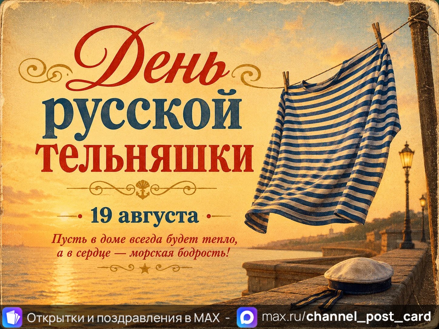 Открытка «День Русской Тельняшки»