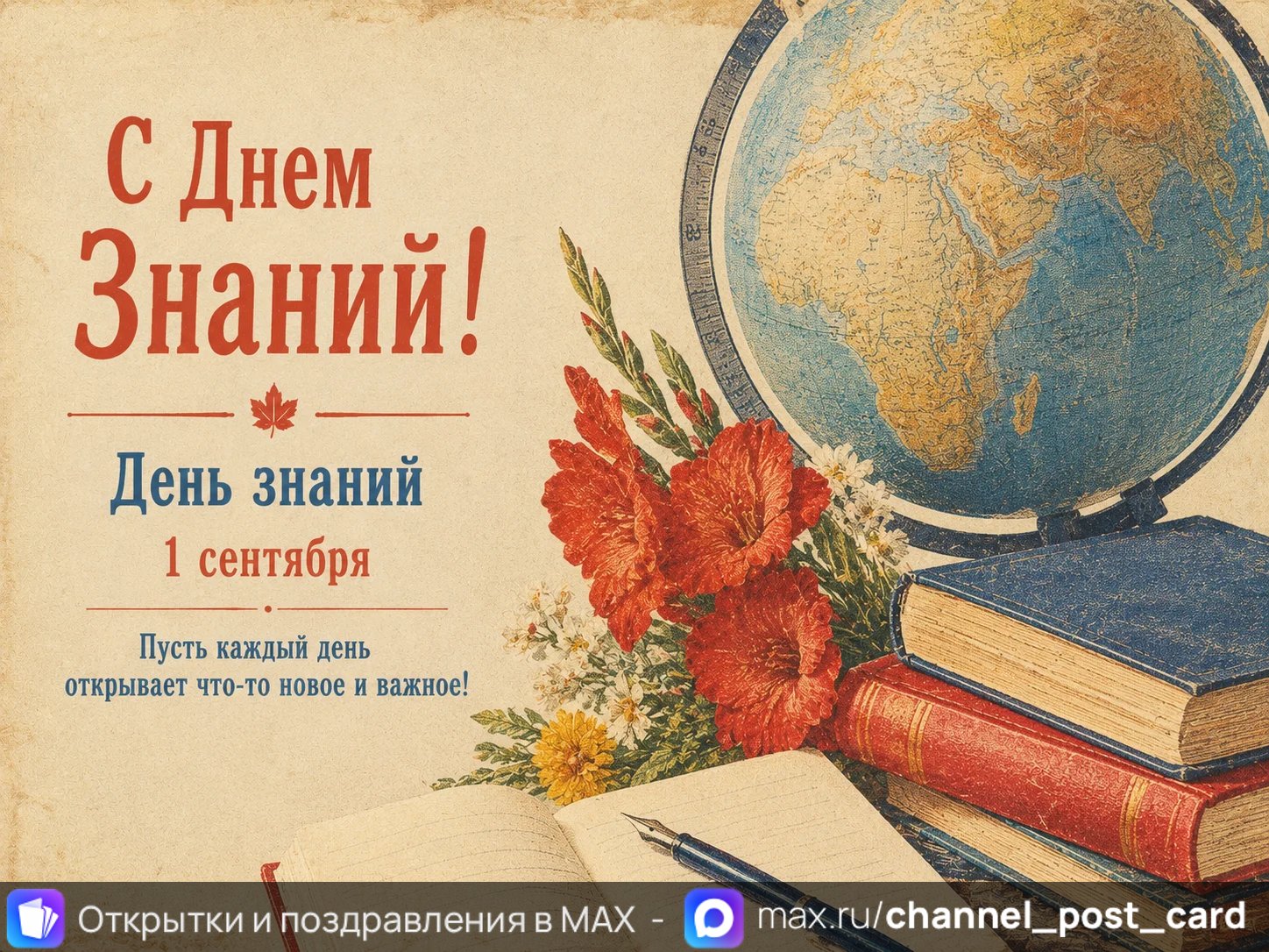 С днем знаний — открытка «День знаний»