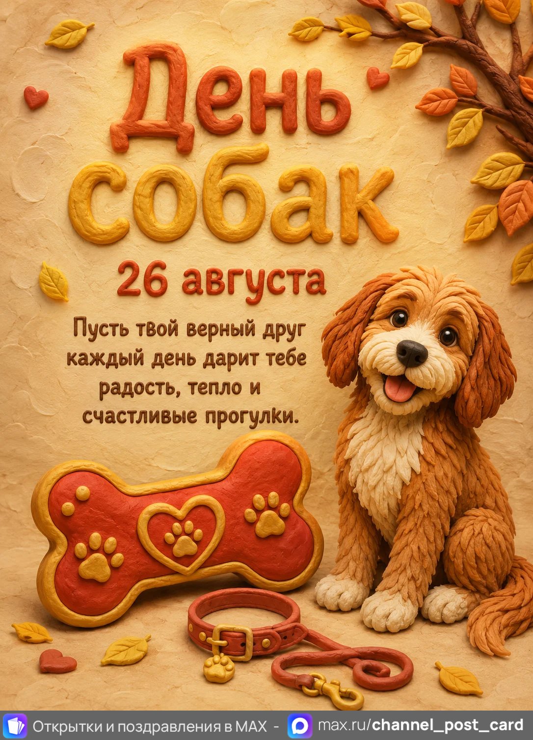 Открытка «День собак»