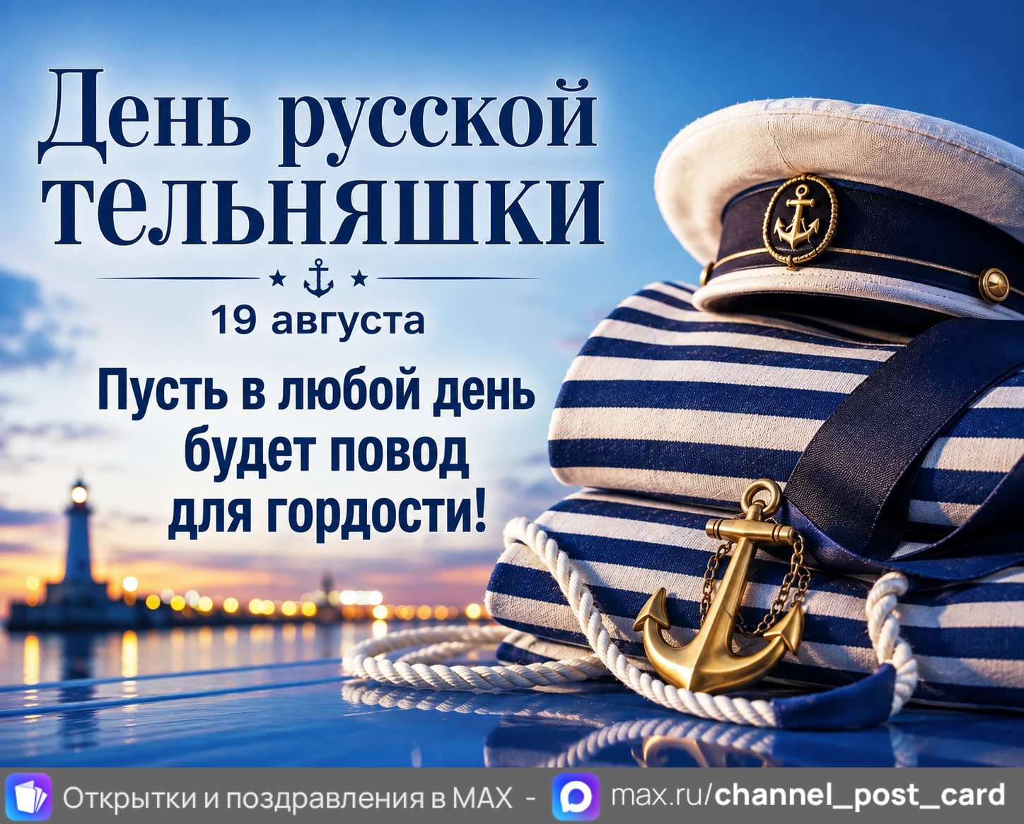 Открытка «День Русской Тельняшки»