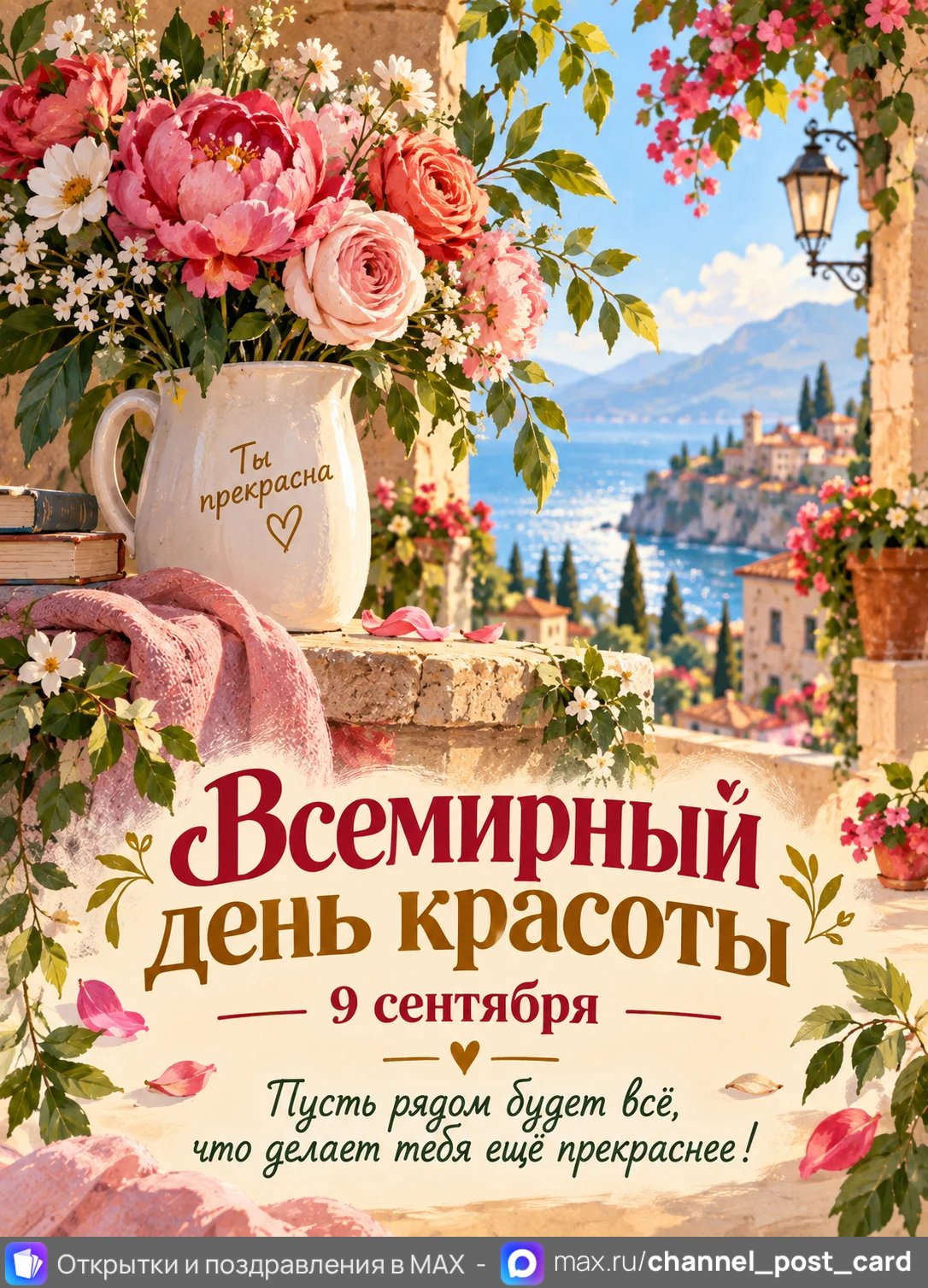 Открытка «С Днем красоты»