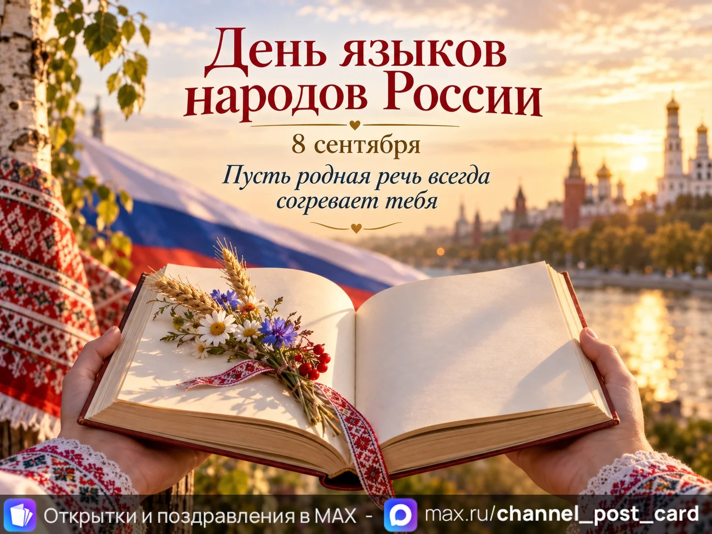 Открытка «День языков народов России»