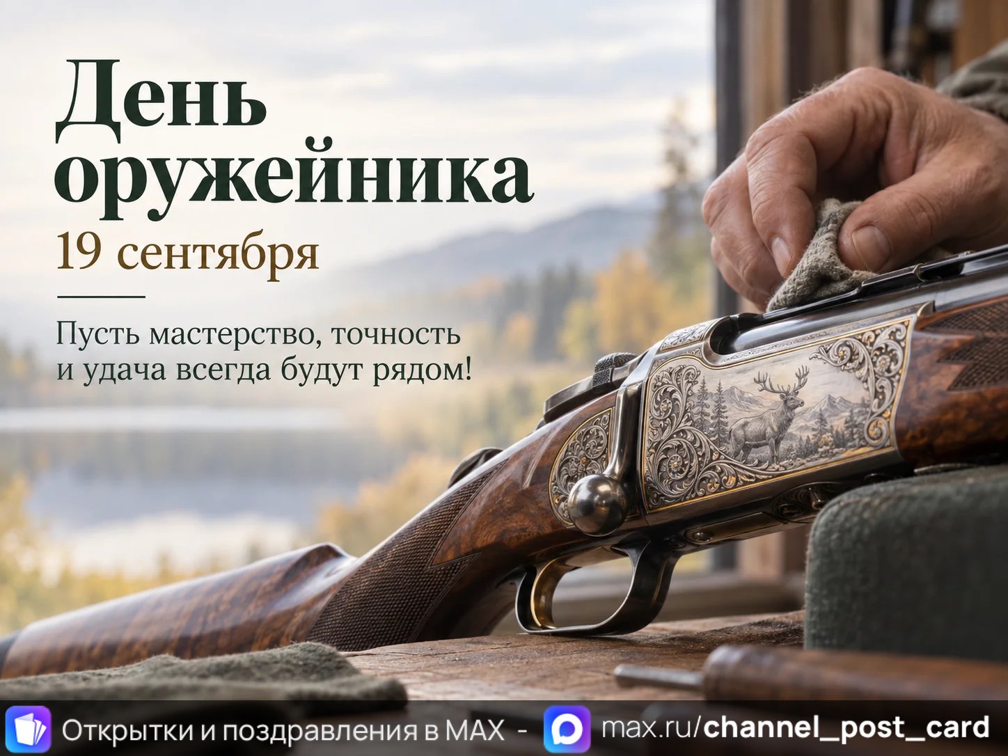 Открытка «День оружейника»