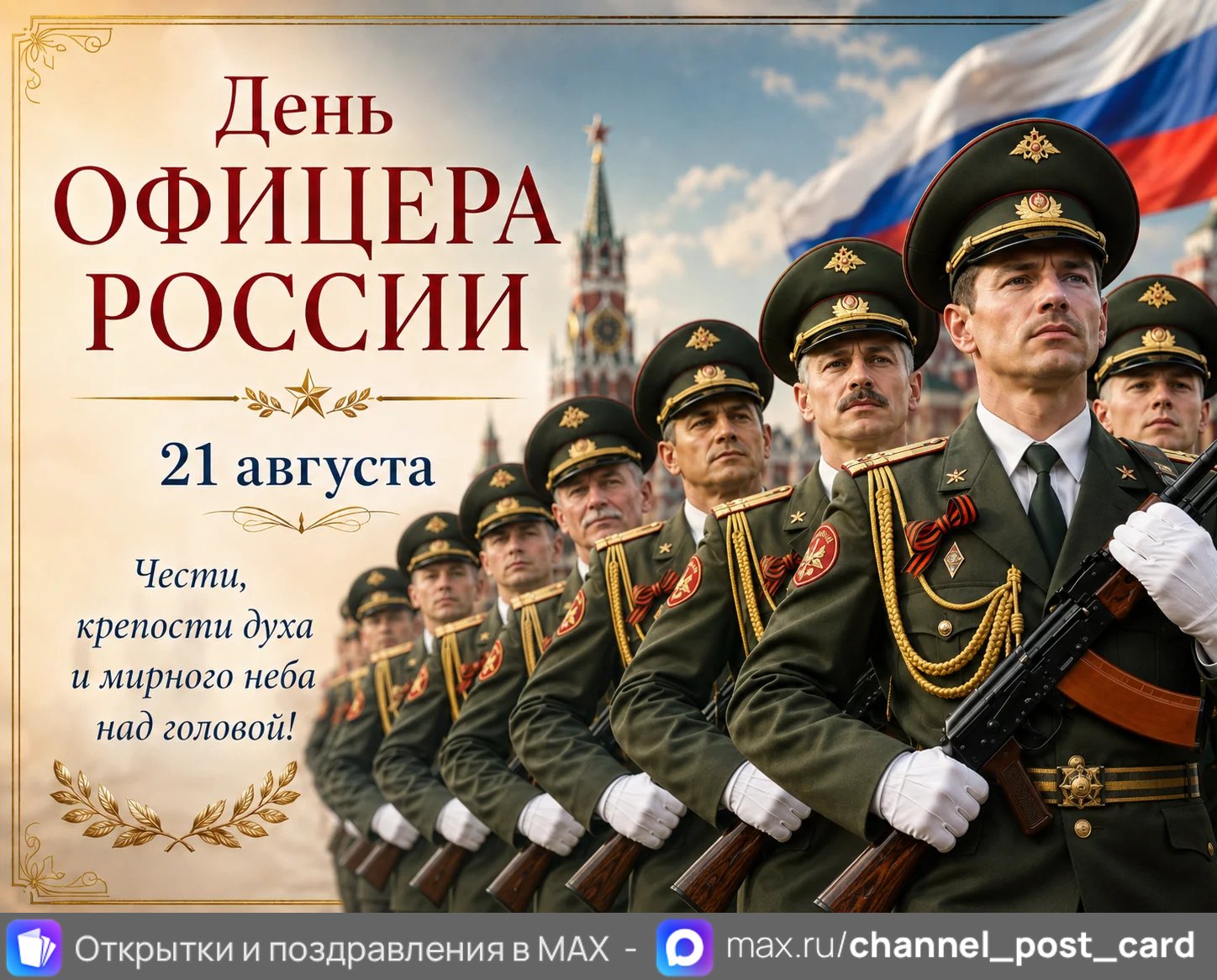 День Офицера России — открытка «День офицера России»