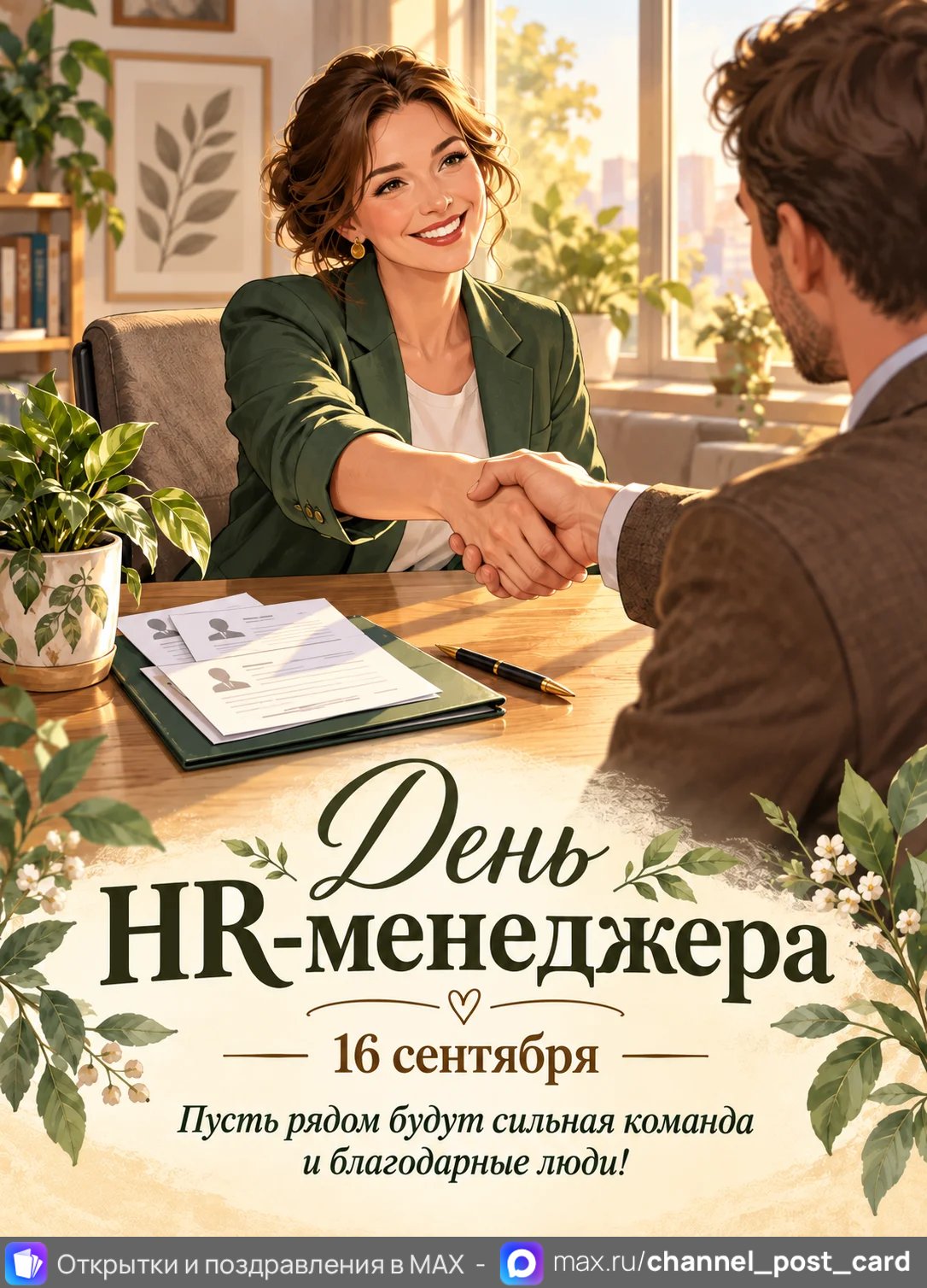 Открытка «День HR-менеджера»