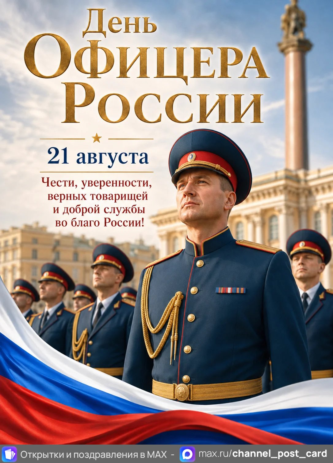 День Офицера России — открытка «День офицера России»
