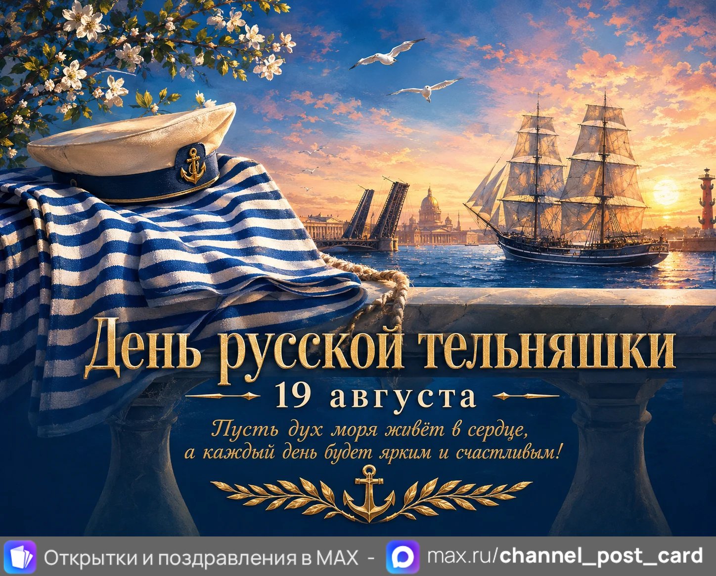 Открытки «День русской тельняшки»