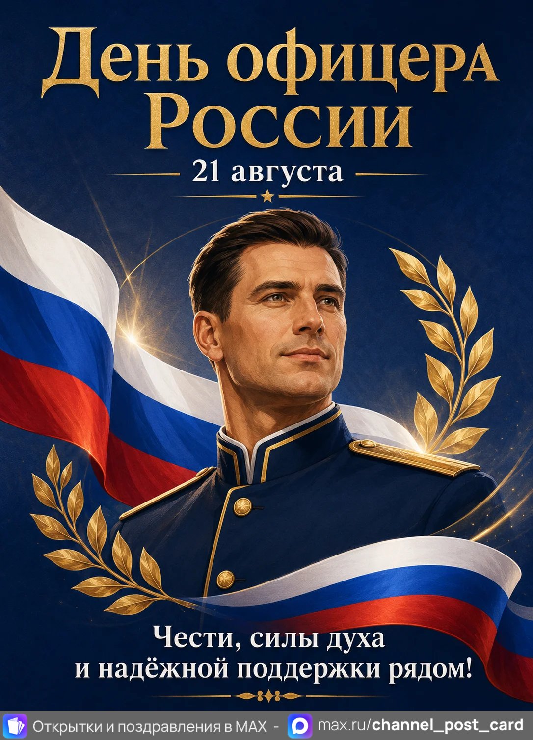 День Офицера России — открытка «День офицера России»