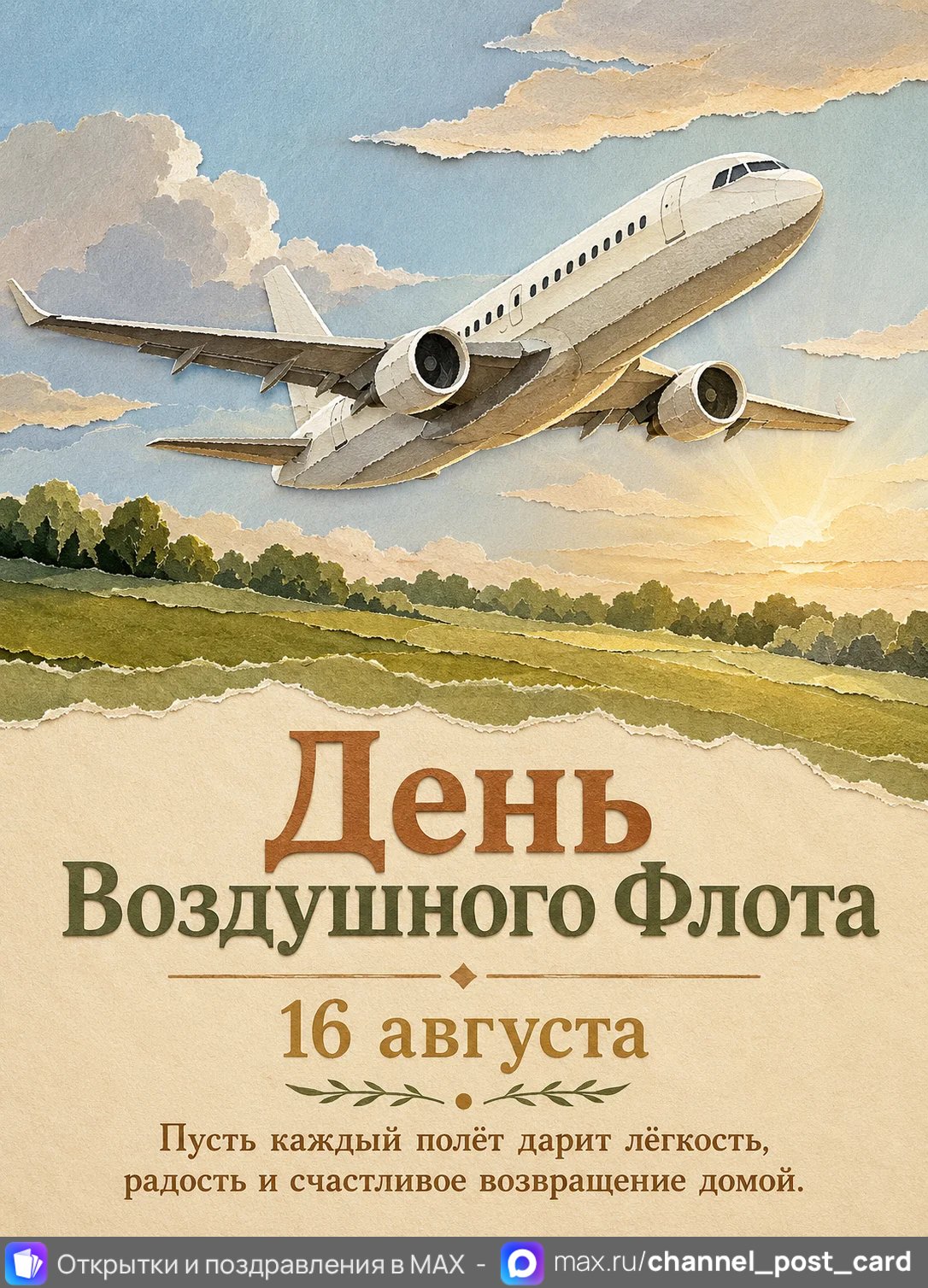 Открытка «День Воздушного Флота»