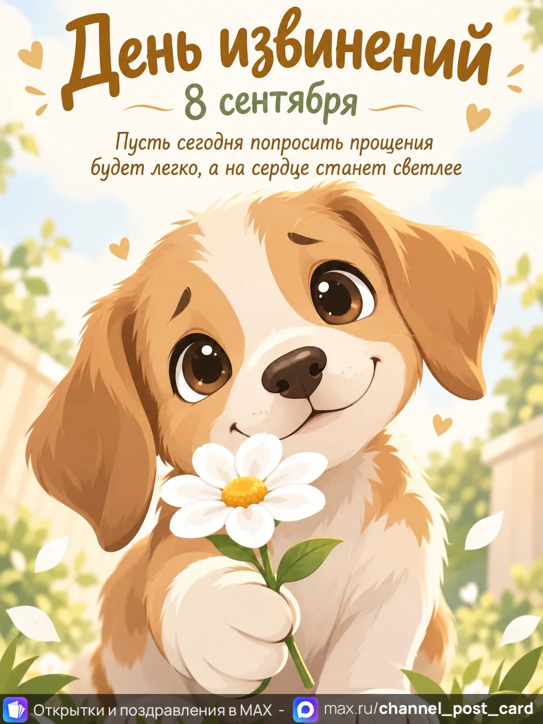 Открытка «День извинений»