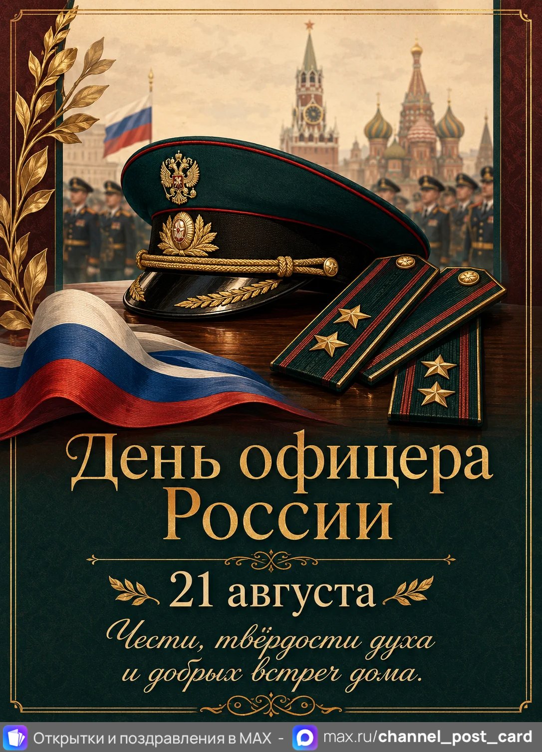 День Офицера России — открытка «День офицера России»