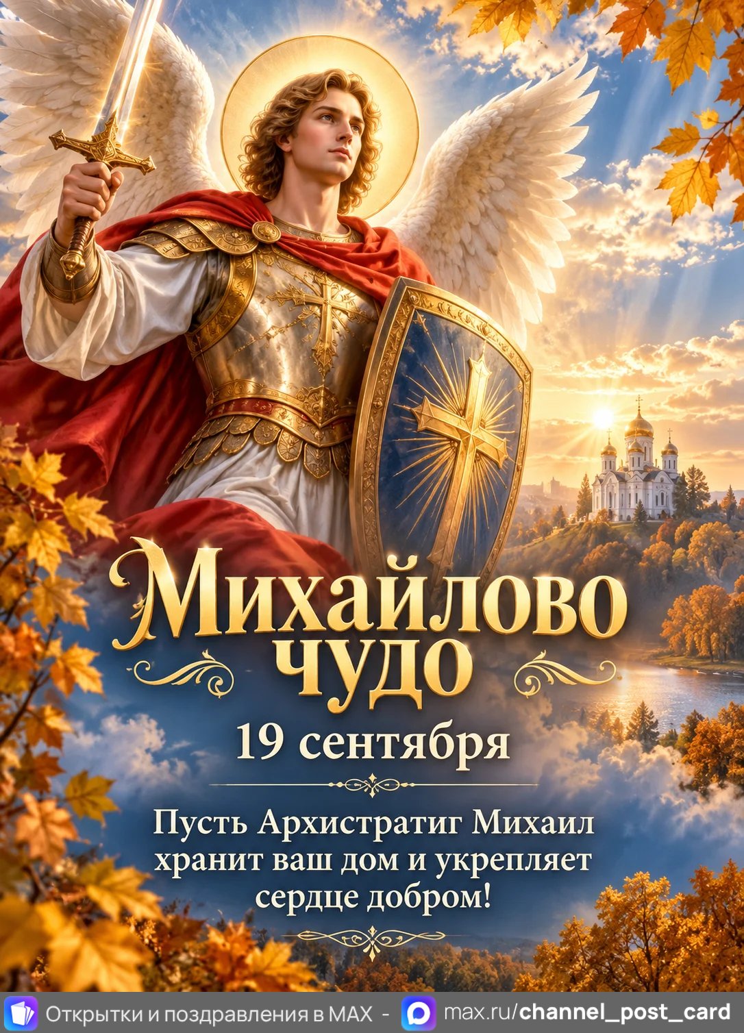 Открытка «Михайлово Чудо»