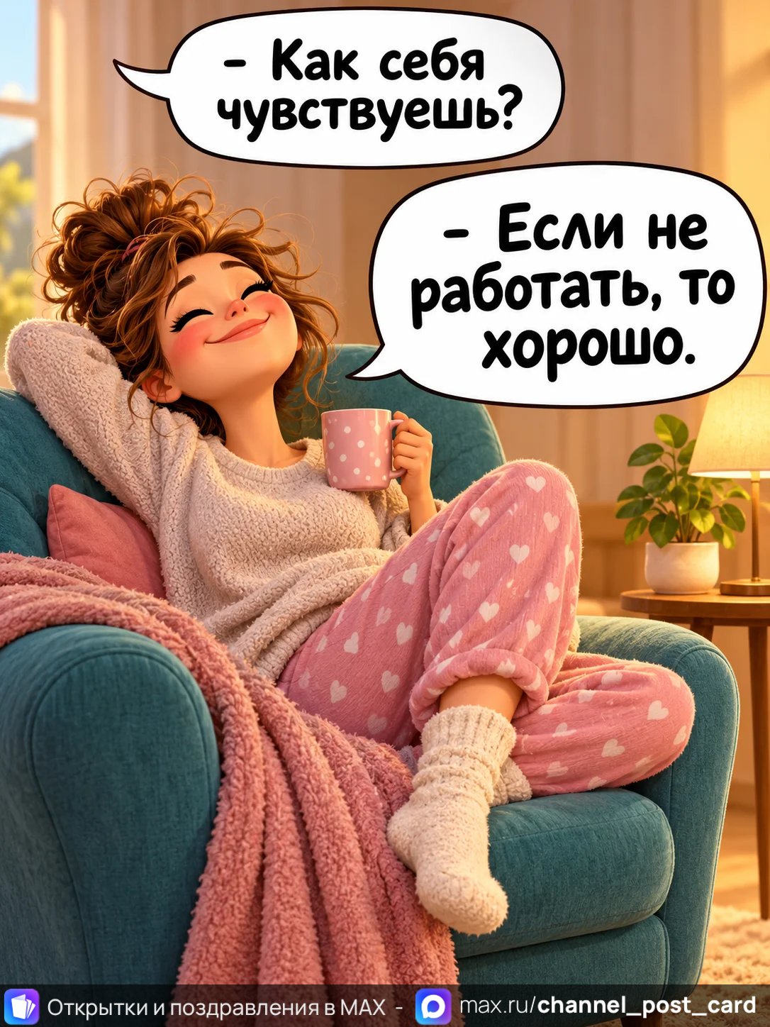 Открытка «Как себя чувствуешь»