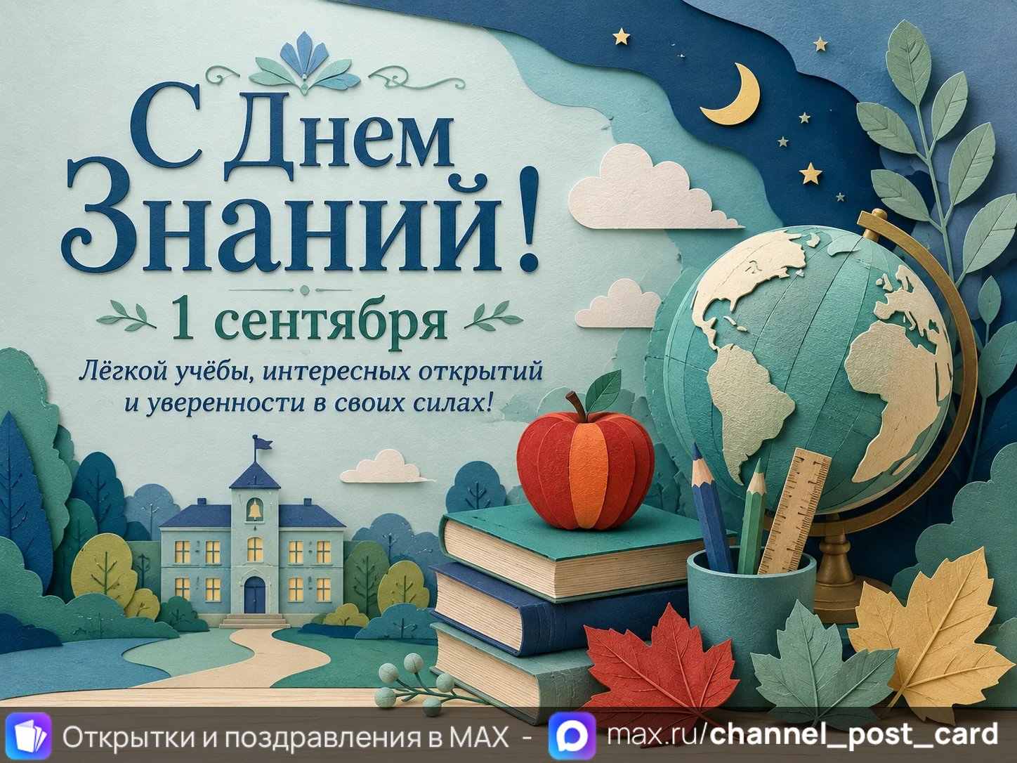 С Днем знаний — открытка «День знаний»