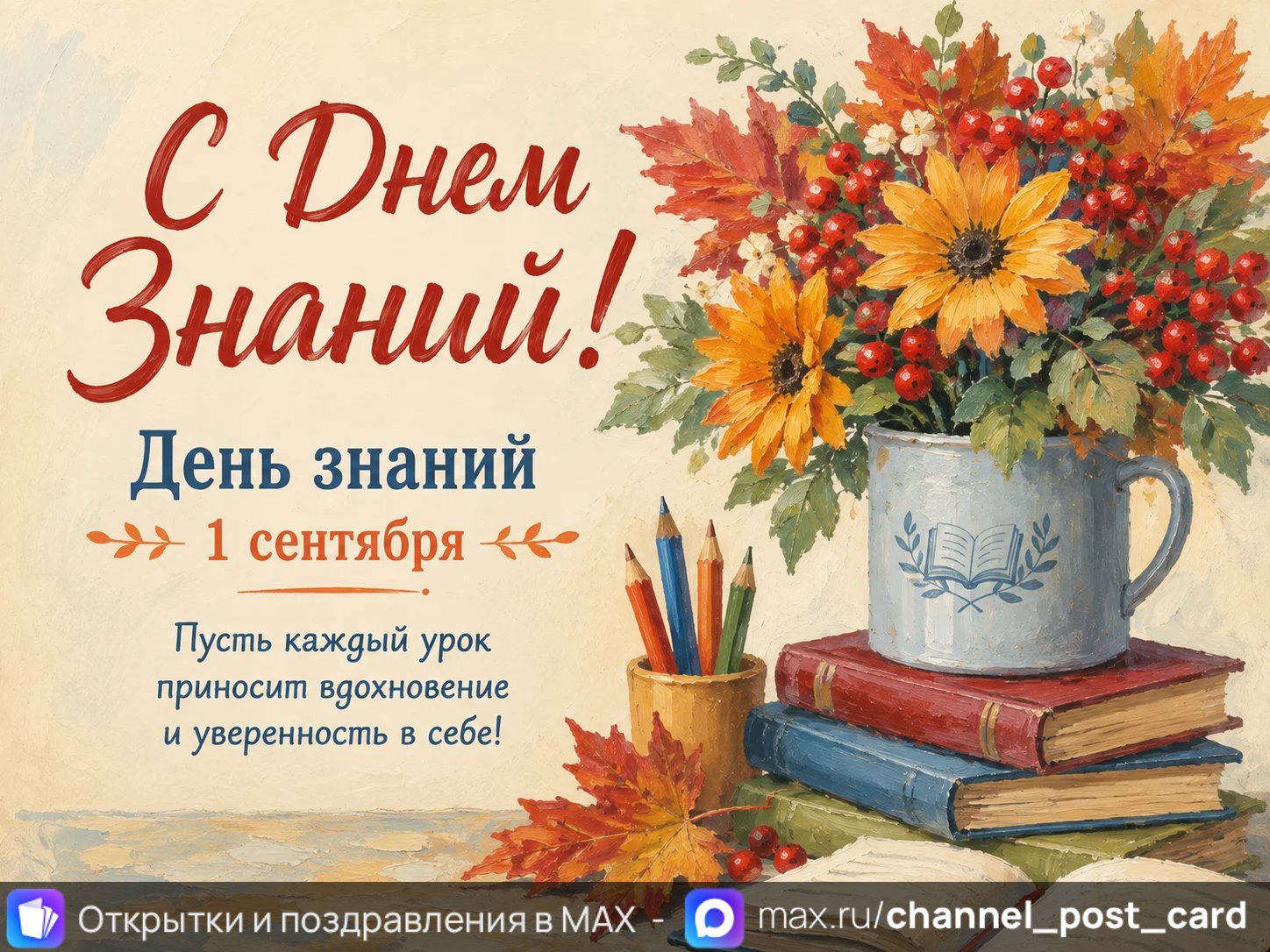 С Днем знаний — открытка «День знаний»