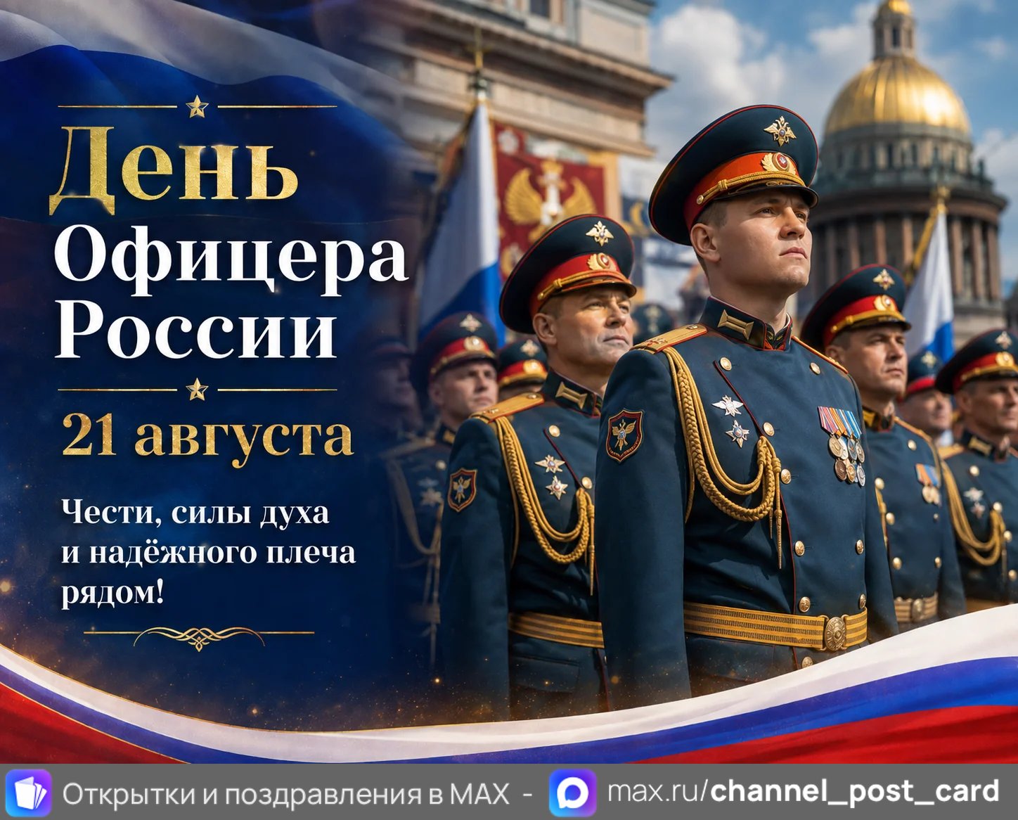 День Офицера России — открытка «День офицера России»