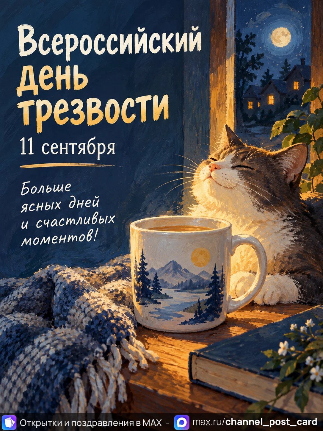 Открытка «С Днём трезвости»