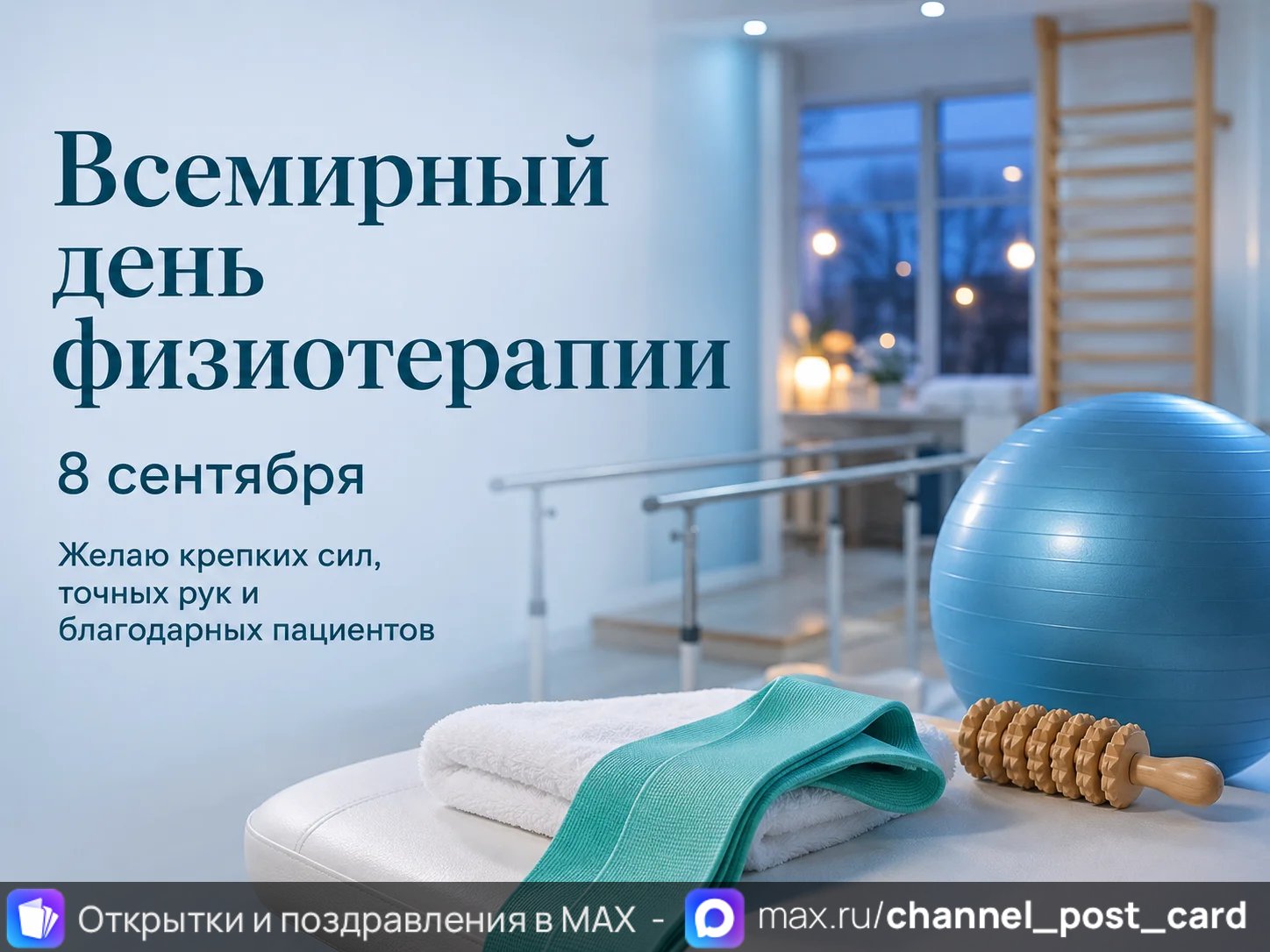 Открытка «Всемирный день физиотерапии»