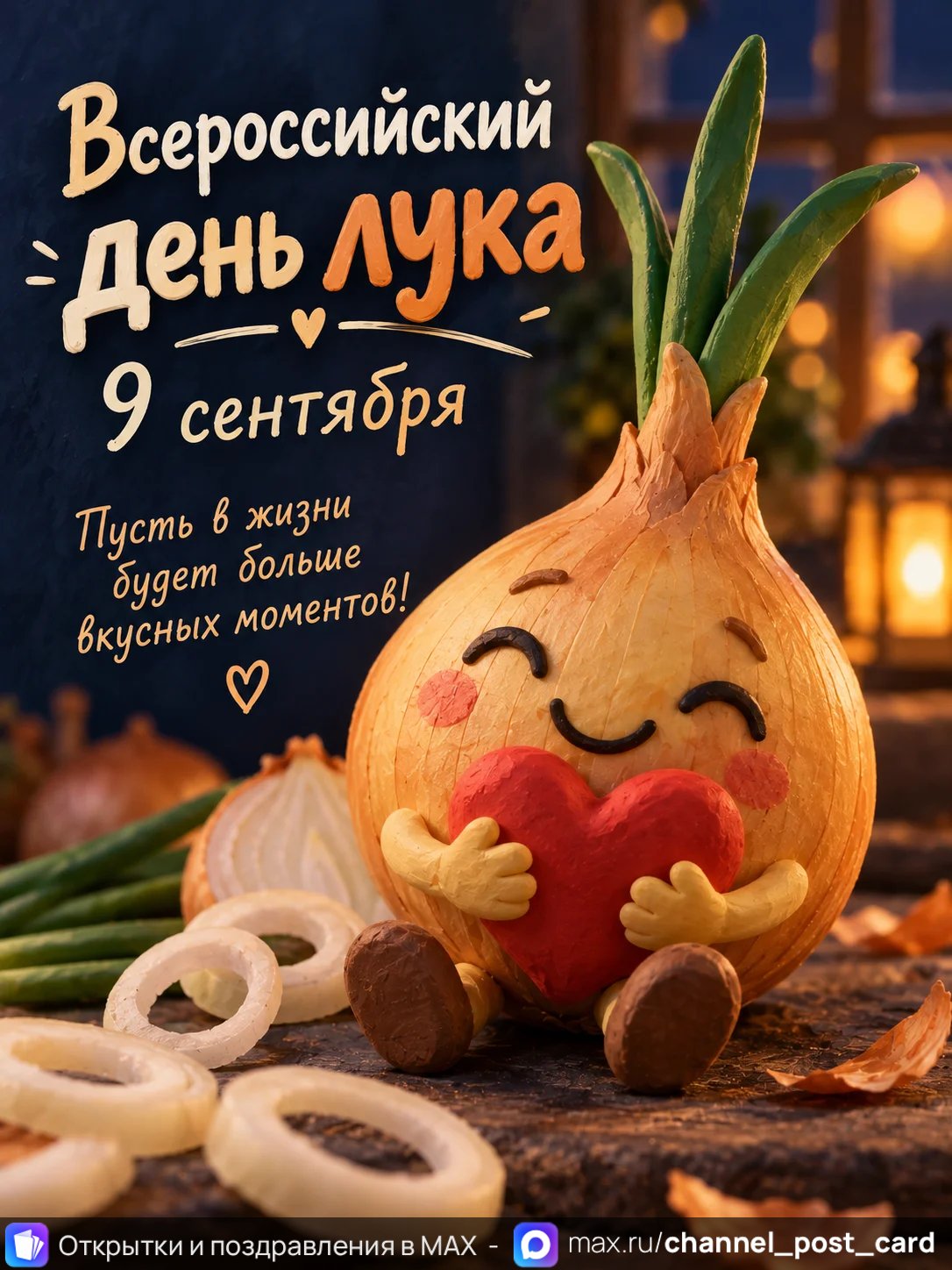 Открытка «Всероссийский День Лука»