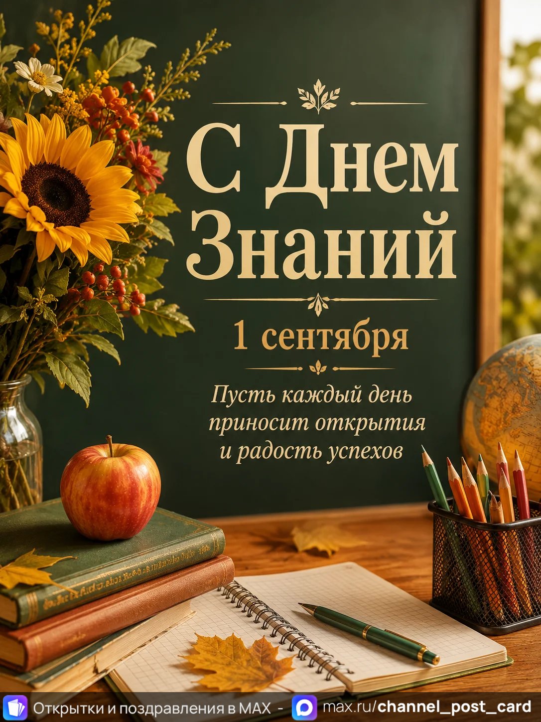 С Днем знаний — открытка «День знаний»