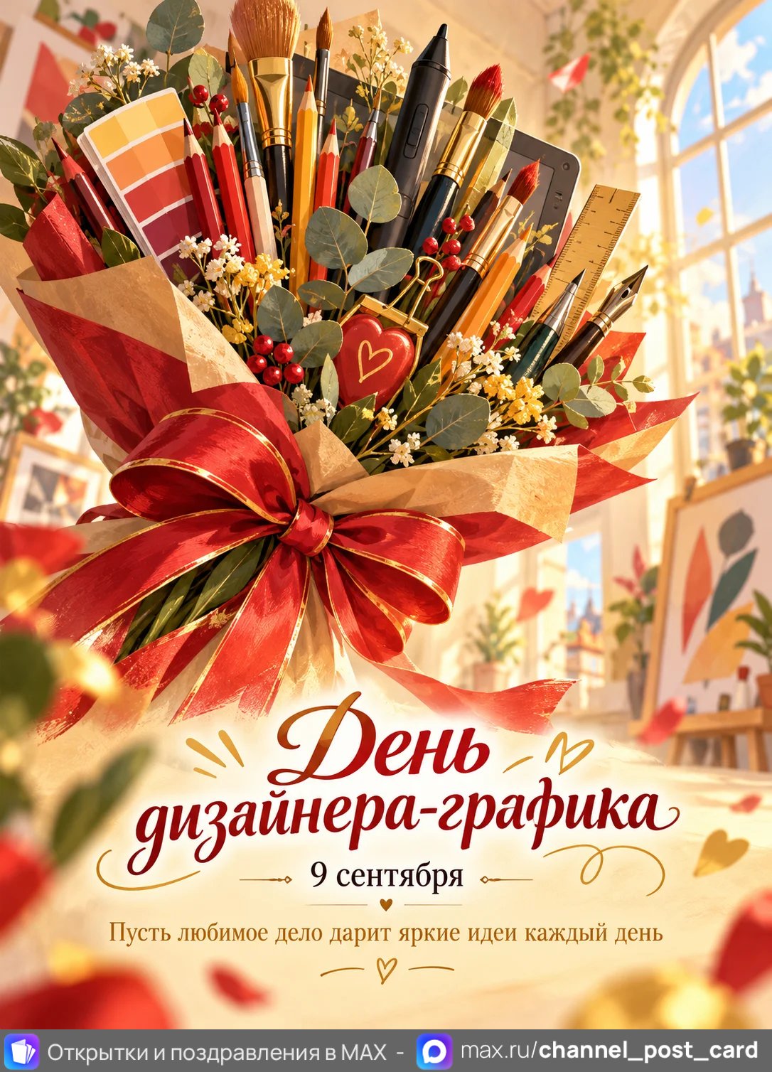 Открытка «День дизайнера графика»